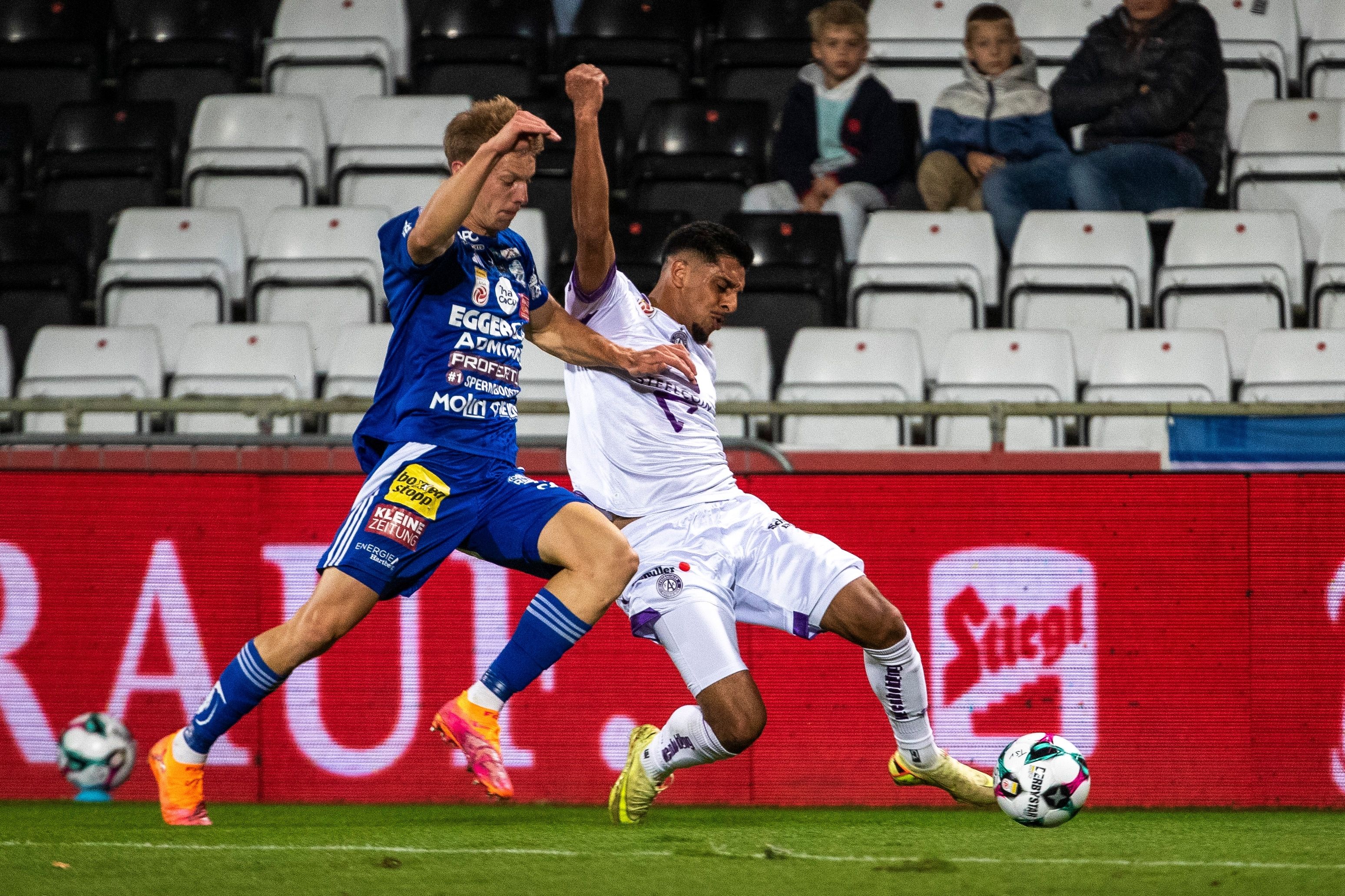 Die Austria hatte das NAchsehen gegen Hartberg.