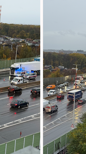 Unfall A23 Wien: Frühverkehr am Montag durch Crash bei Handelskai gestört. Polizei und Feuerwehr im Einsatz, lange Staus und Verzögerungen.