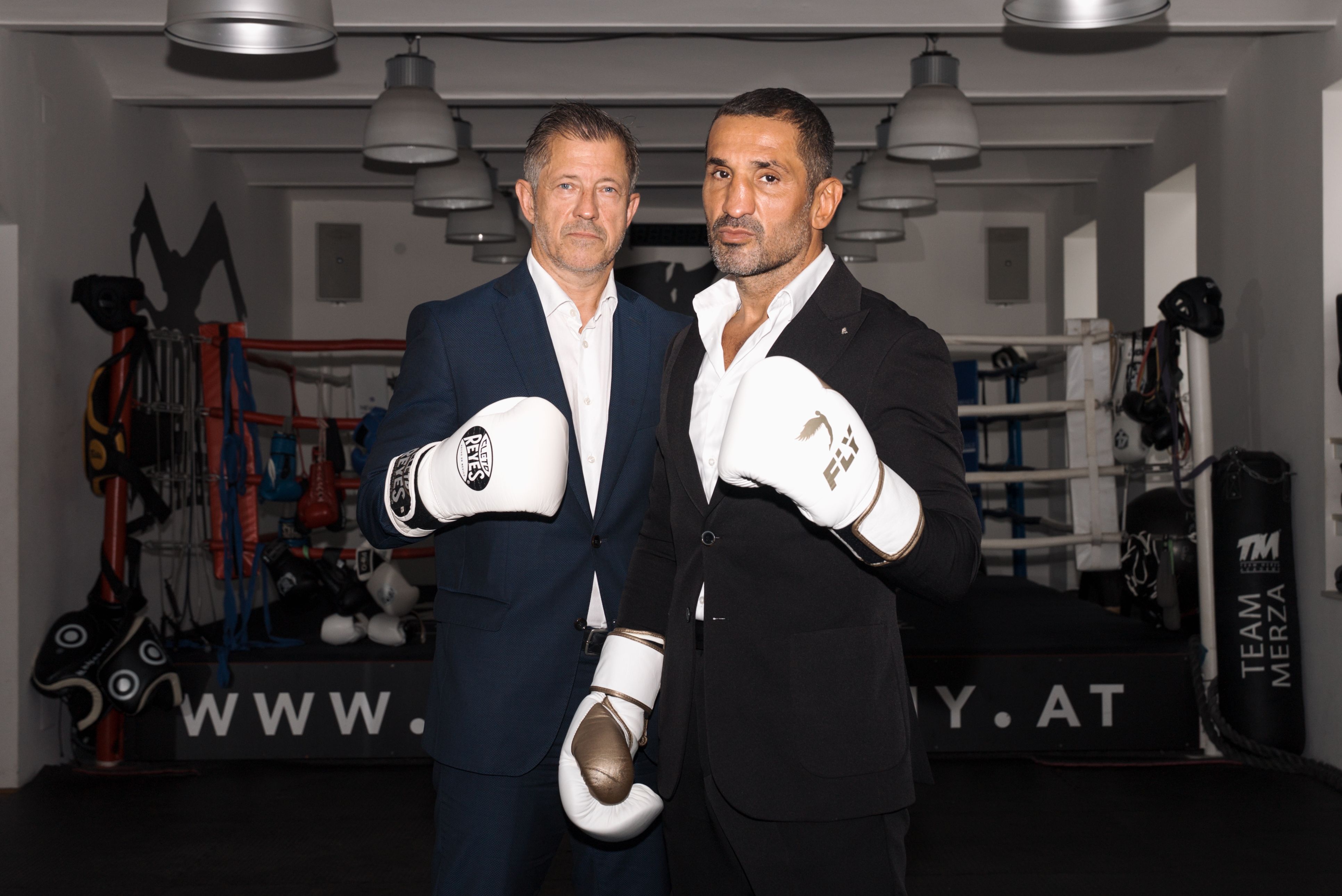 Unternehmensberater Andreas Unger und Thaibox-Weltmeister Fadi Merza 
