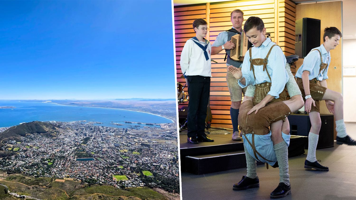 Heute.at - In Lederhosen – OÖ-Sängerknaben begeistern in Südafrika