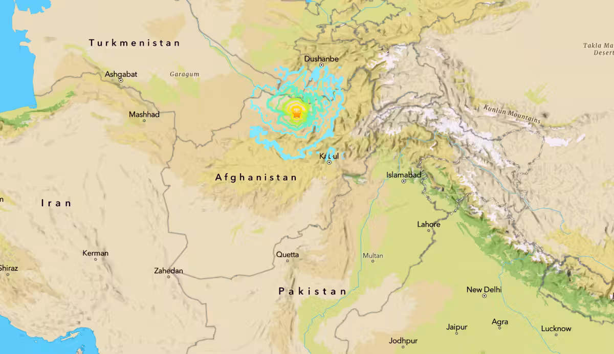Das Beben der Stärke 6,3 war auch in der rund 300 Kilometer entfernten Hauptstadt Kabul zu spüren.