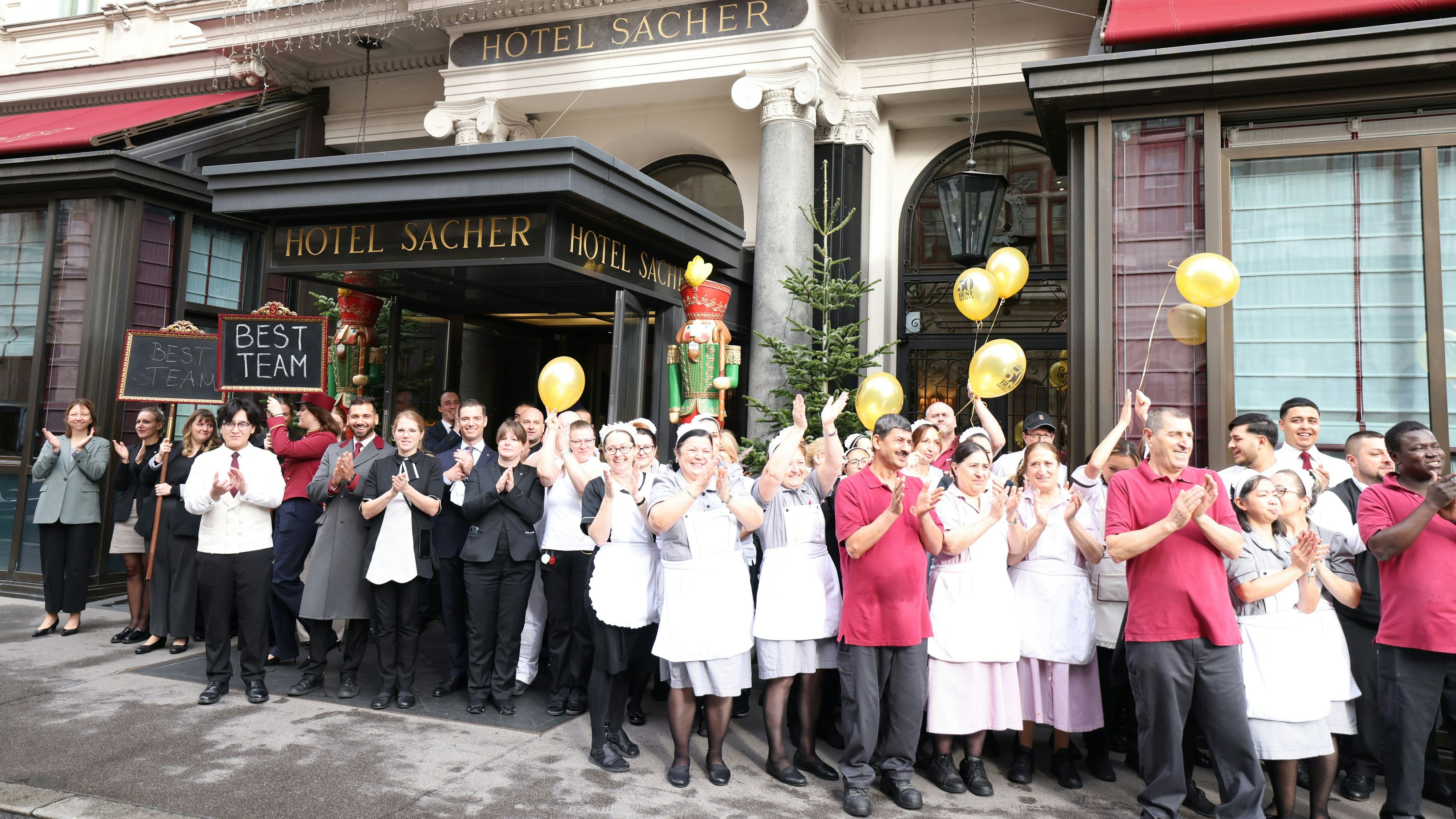 Heute.at - Top 50 weltweit – Hotel Sacher feiert sich mit Torte