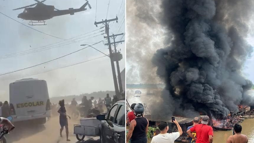 Heute.at - Polizei sprengt 277 illegale Goldbagger im Amazonas