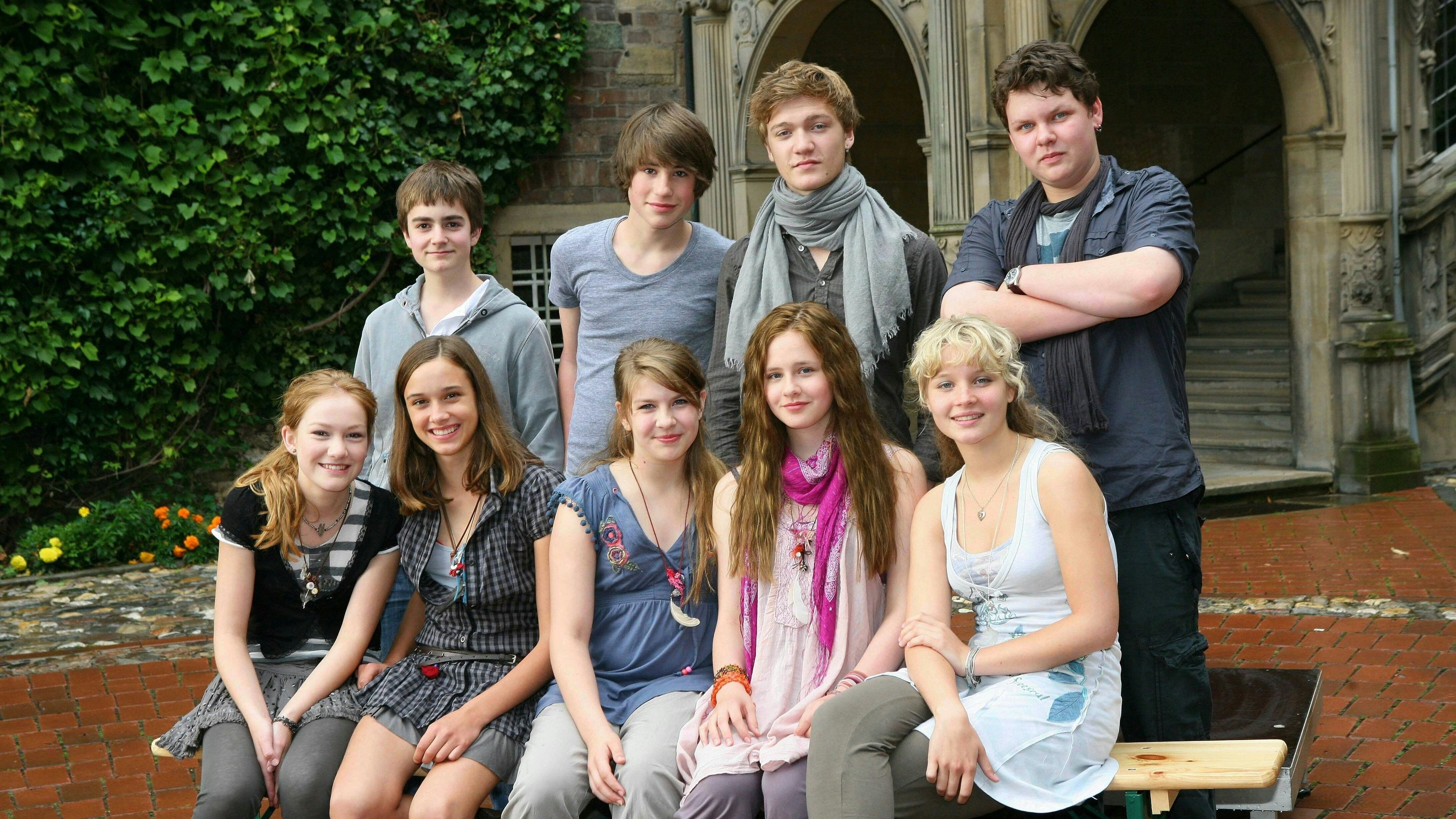 Bei "Die wilden Hühner"-Reihe spielte er Steve (ganz rechts).