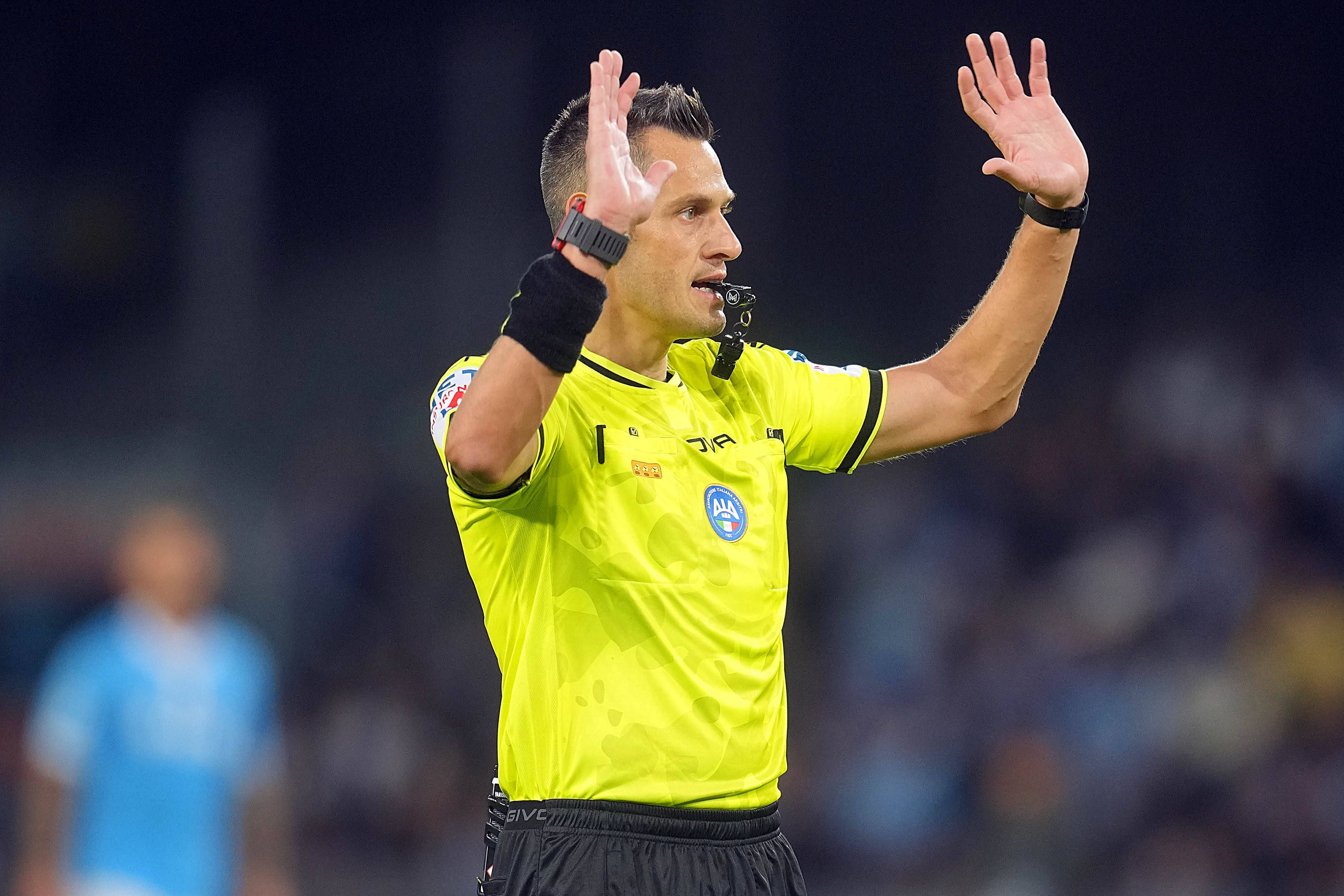 Maurizio Mariano ist am Dienstag beim Duell Paris St.-Germain gegen Bayern München in der Champions League im Einsatz. 