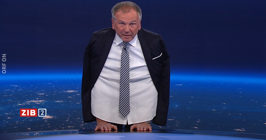 Heute.at - ORF-Star Armin Wolf mit Vogel-Einlage im TV