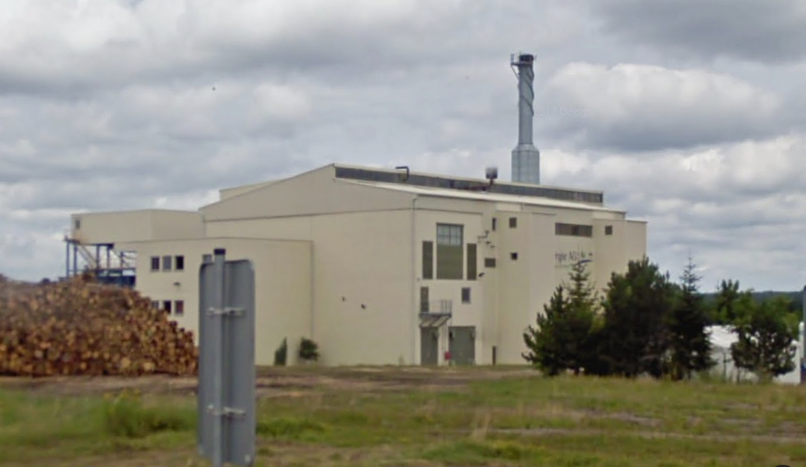 Blick auf das G11-Biomassekraftwerk in Gmünd.