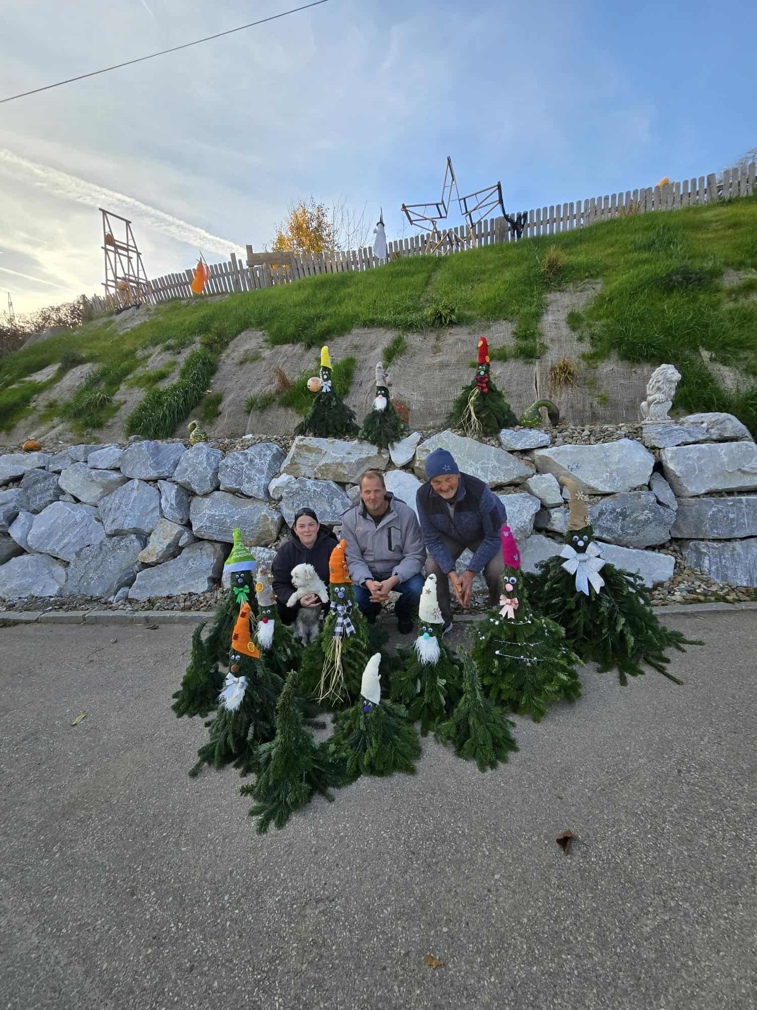 Die Wichtel-Armee mit dem Familienbetrieb Nussbaumer.