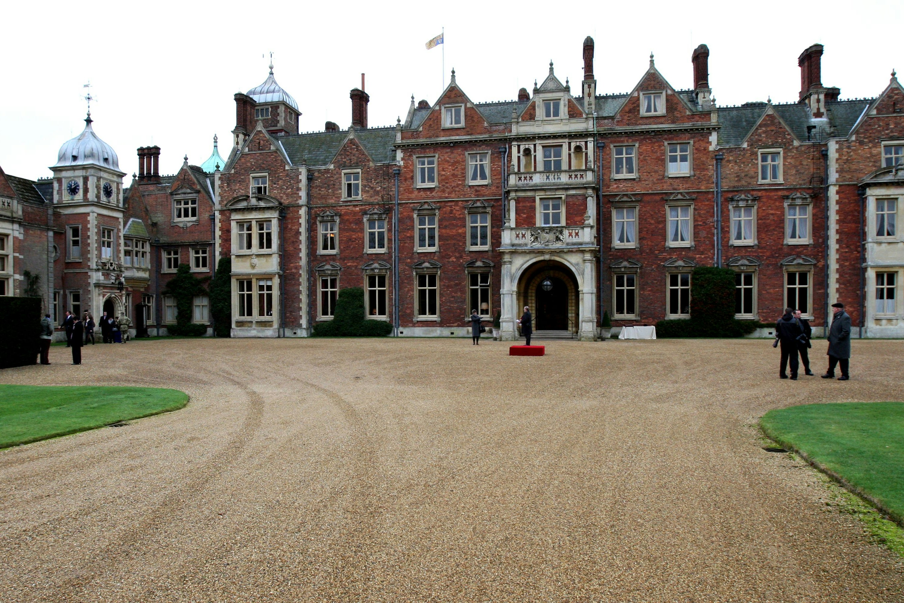 Sandringham House in der Grafschaft Norfolk wird der künftig Lebensmittelpunkt von Andrew Mountbatten Windsor sein