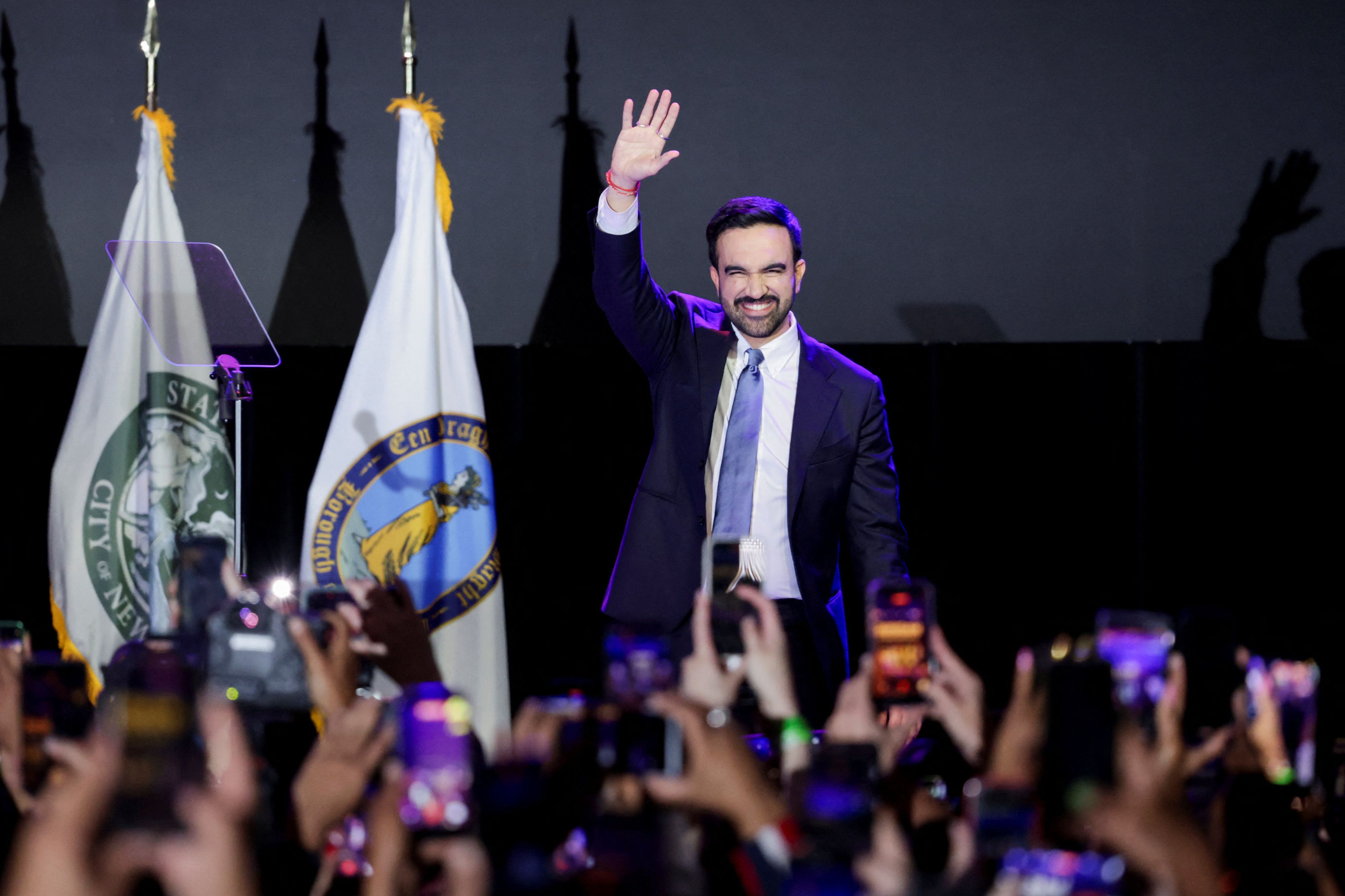 Zohran Mamdani hat in der Ostküstenmetropole die Bürgermeisterwahl gewonnen.