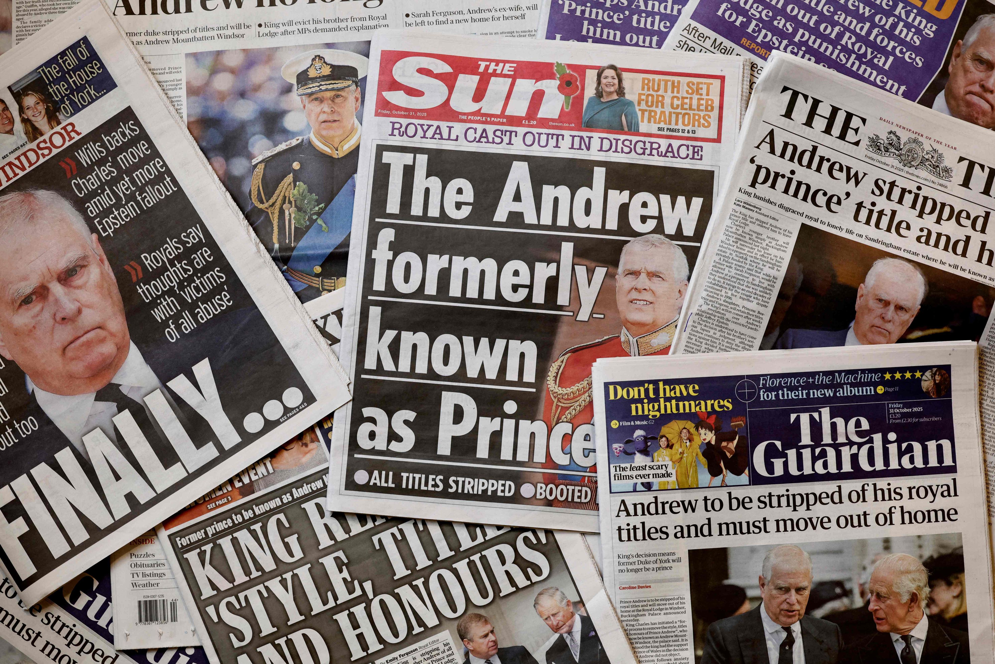 Die originelle Schlagzeile "The Andrew formerly known as Prince" bezieht sich auf den Sänger Prince, aber auch sonst rauschte es gewaltig im britischen Blätterwald