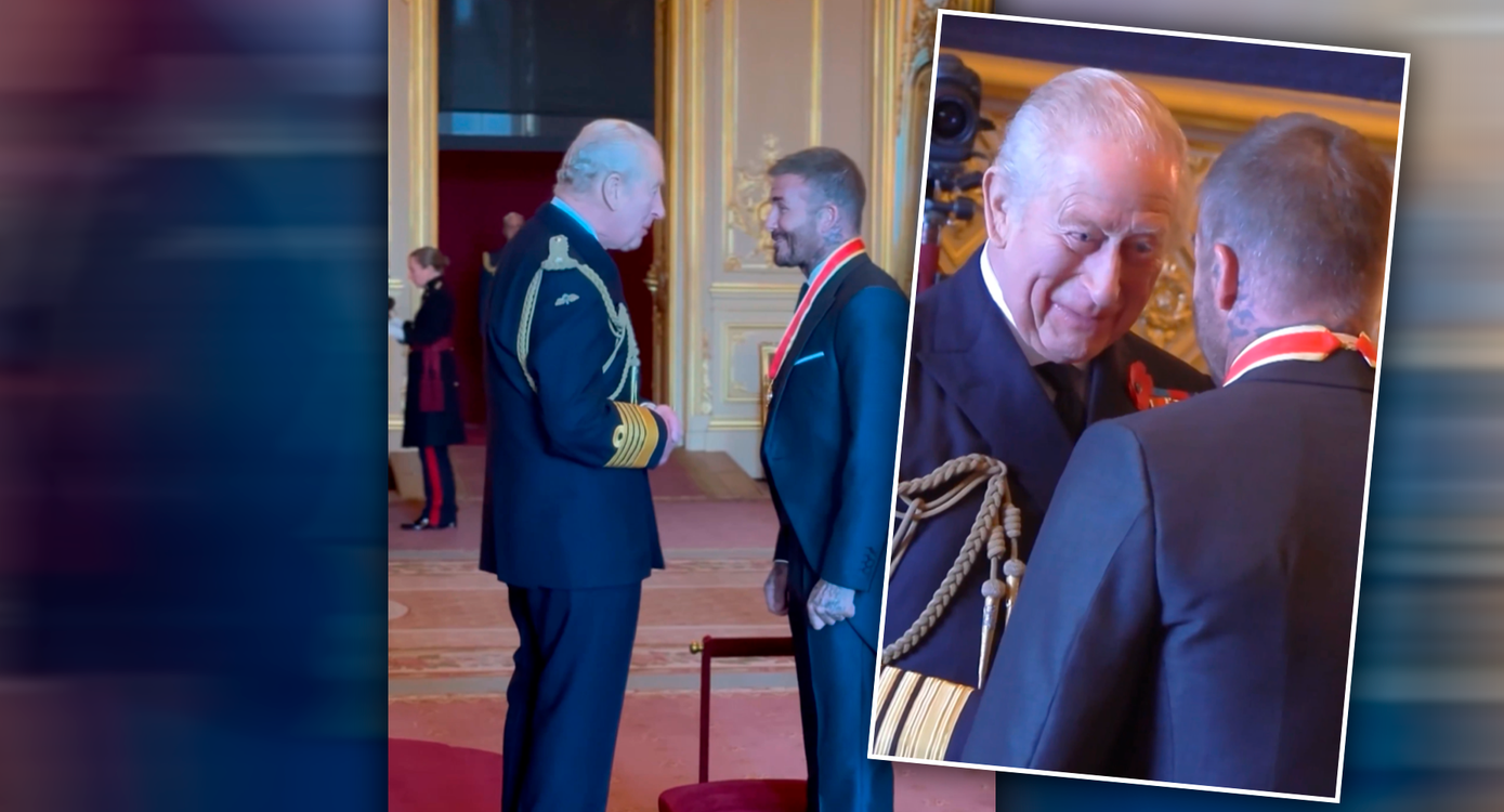 Heute.at - Lippen verraten es: Beckham sagte Charles ein Geheimnis