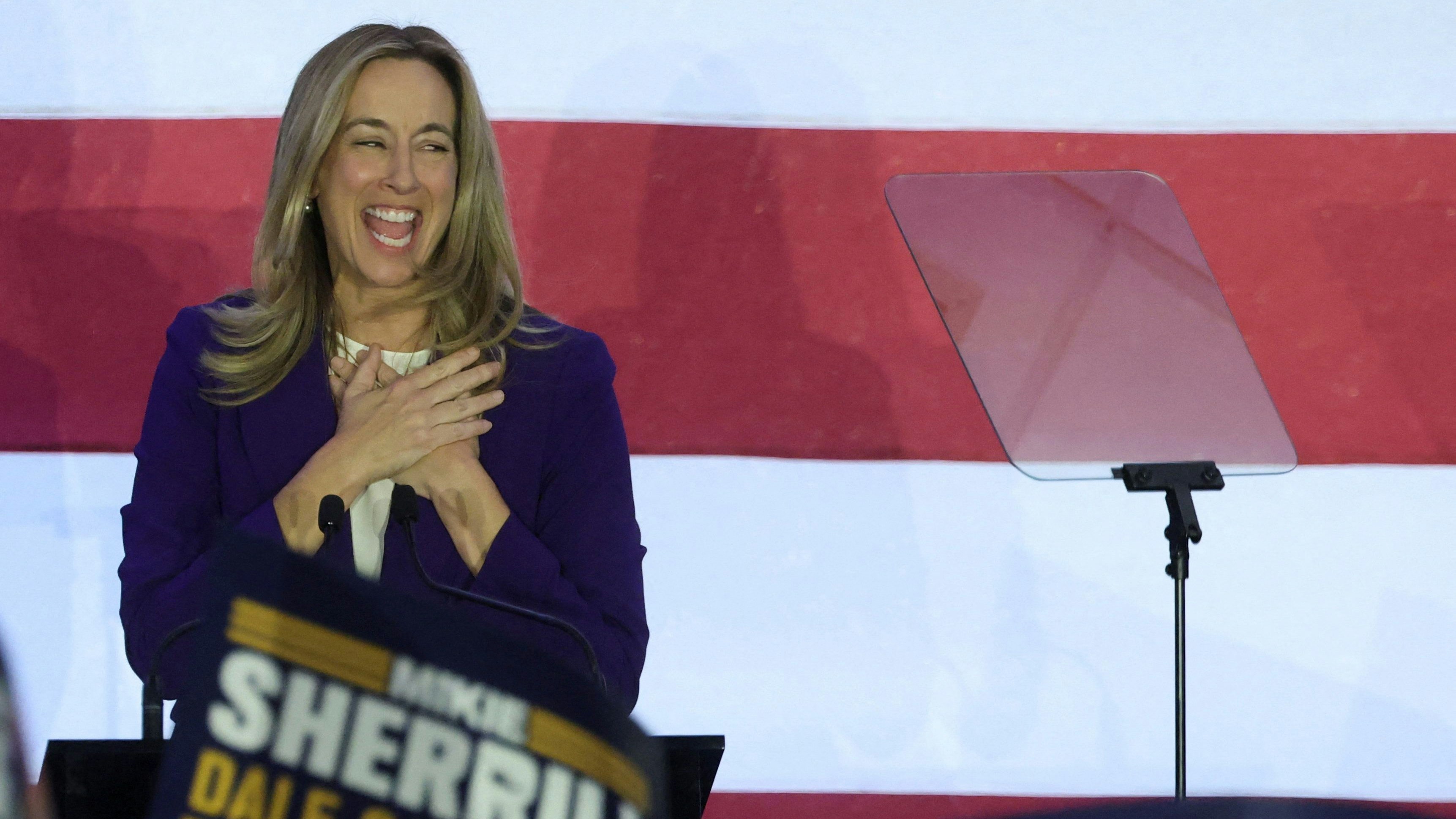 Mikie Sherrill gewann für die Demokraten New Jersey