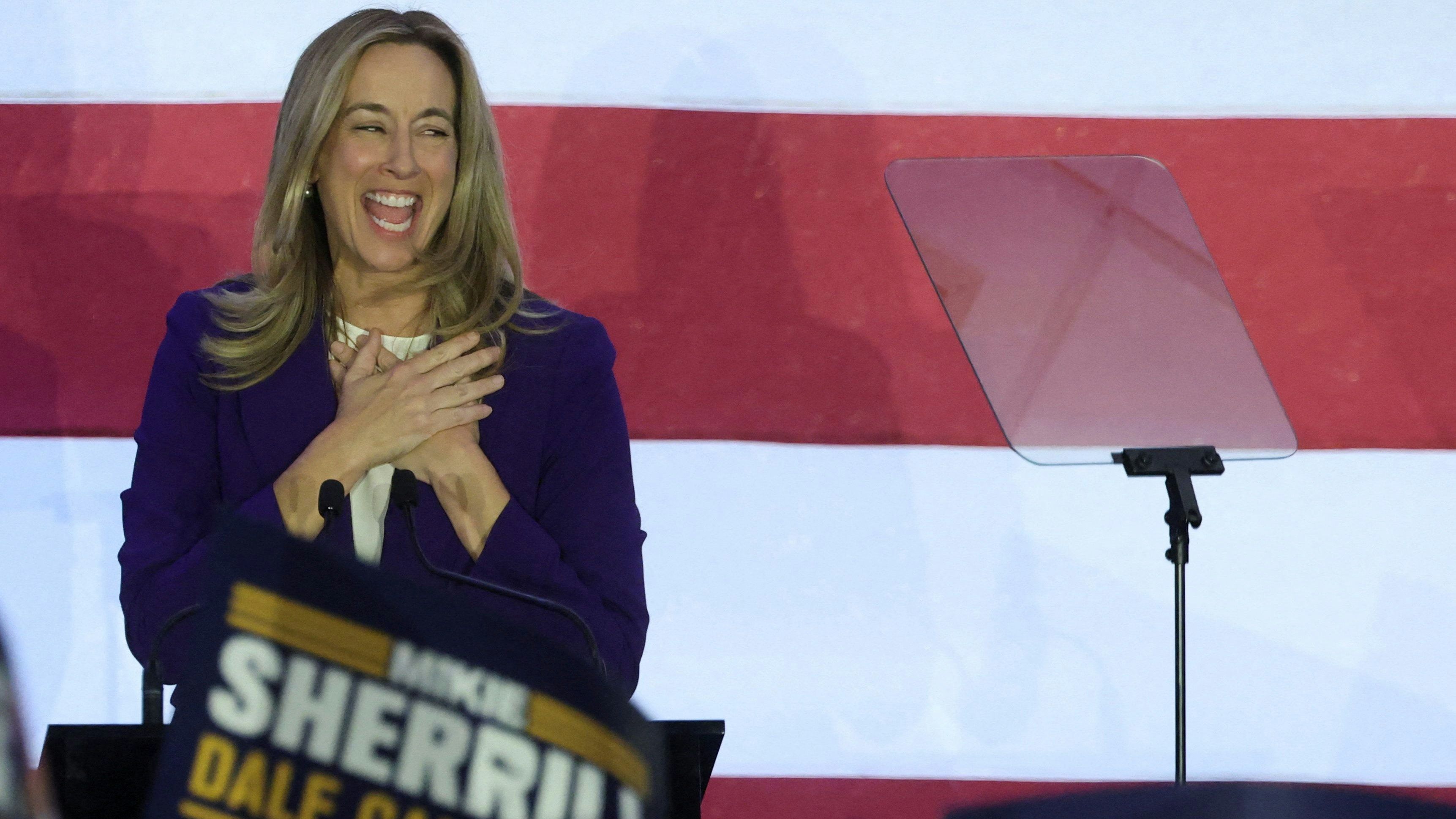 Mikie Sherrill holt sich mit überzeugendem Vorsprung den Sieg in New Jersey