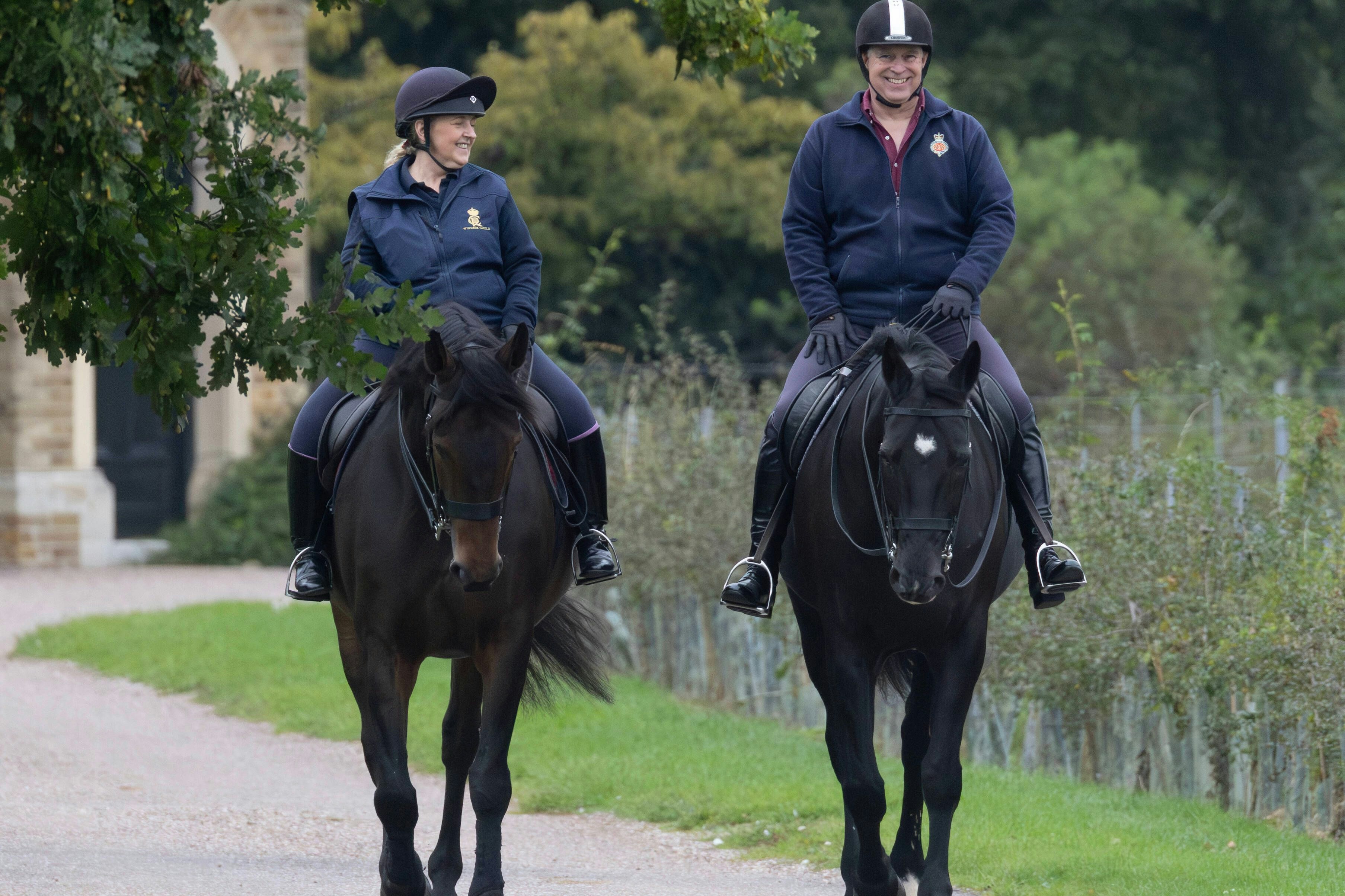 Viel Zeit: Neben Ausreiten – hier im Schlosspark Windsor – sollen Computerspiele und Online-Shopping zu Andrews Lieblingsbeschäftigungen gehören