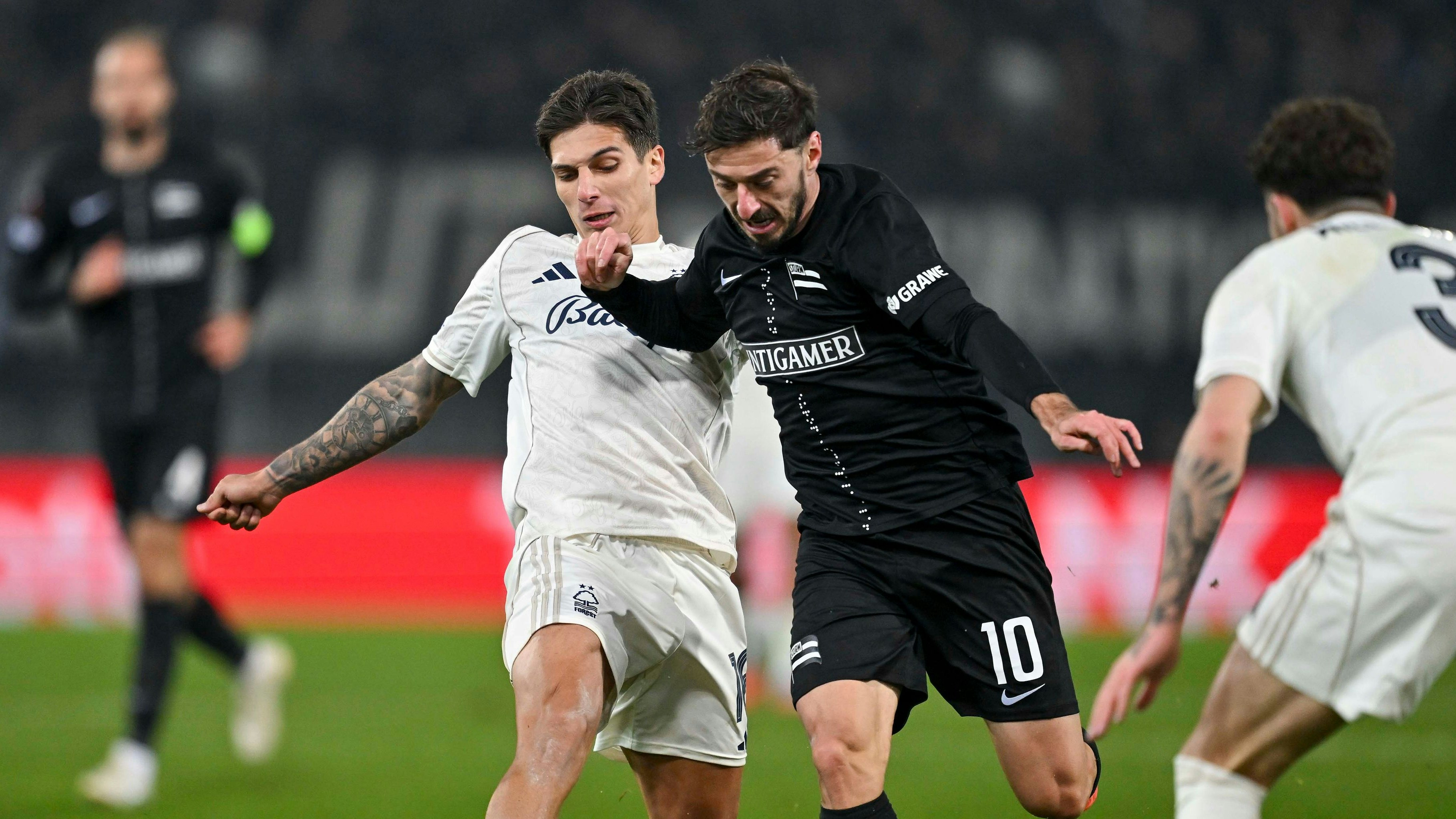 Sturm Graz im Europa-League-Duell mit Red Bull Salzburg. 