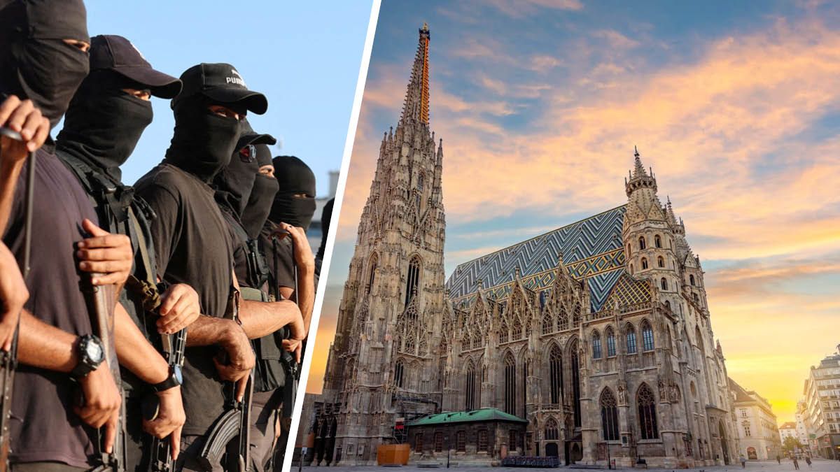 Mitten in Wien wurde ein Koffer voller Waffen gefunden.