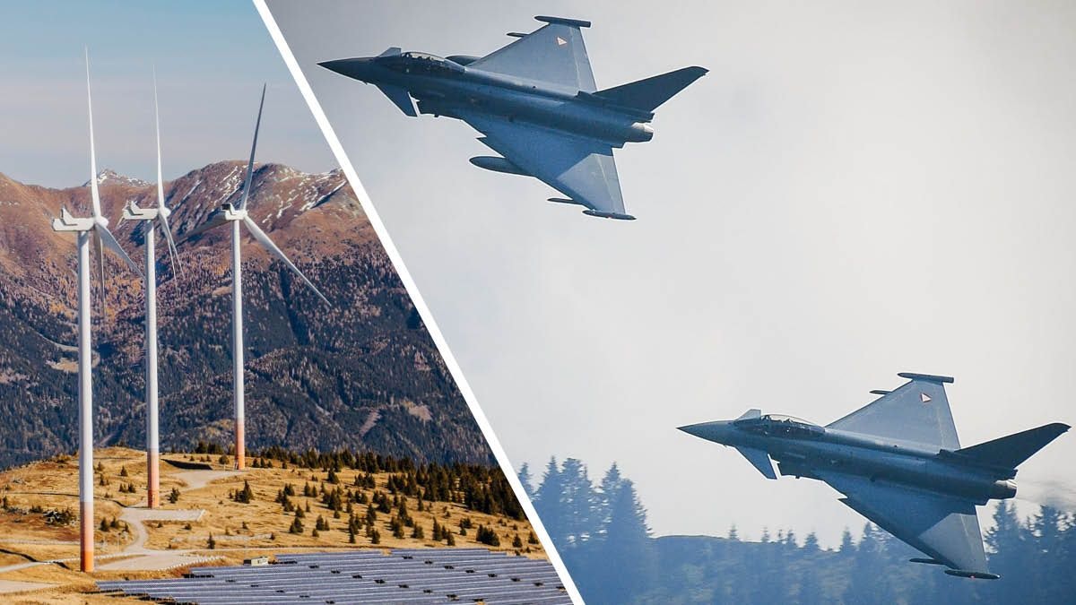 Heute.at - Eurofighter: Jets könnten Windräder-Ausbau stoppen