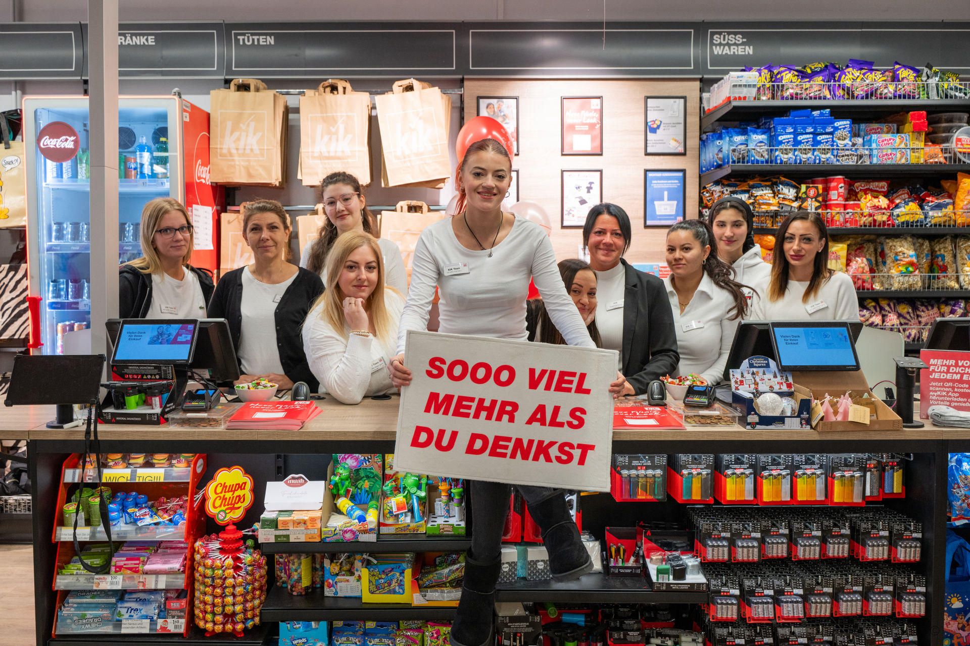 Der Kik-Flagship-Store feierte große Eröffnung.
