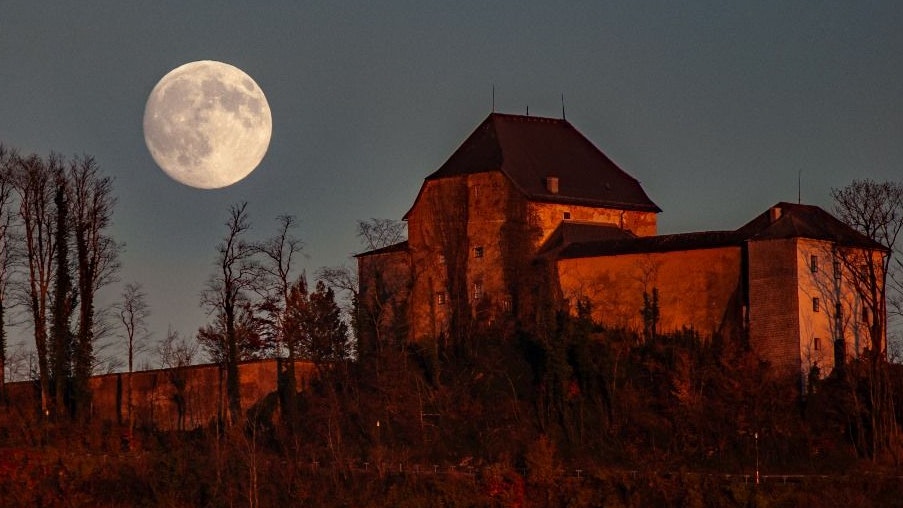 Heute.at - Nachthimmel glänzte – Supermond verzaubert Österreicher