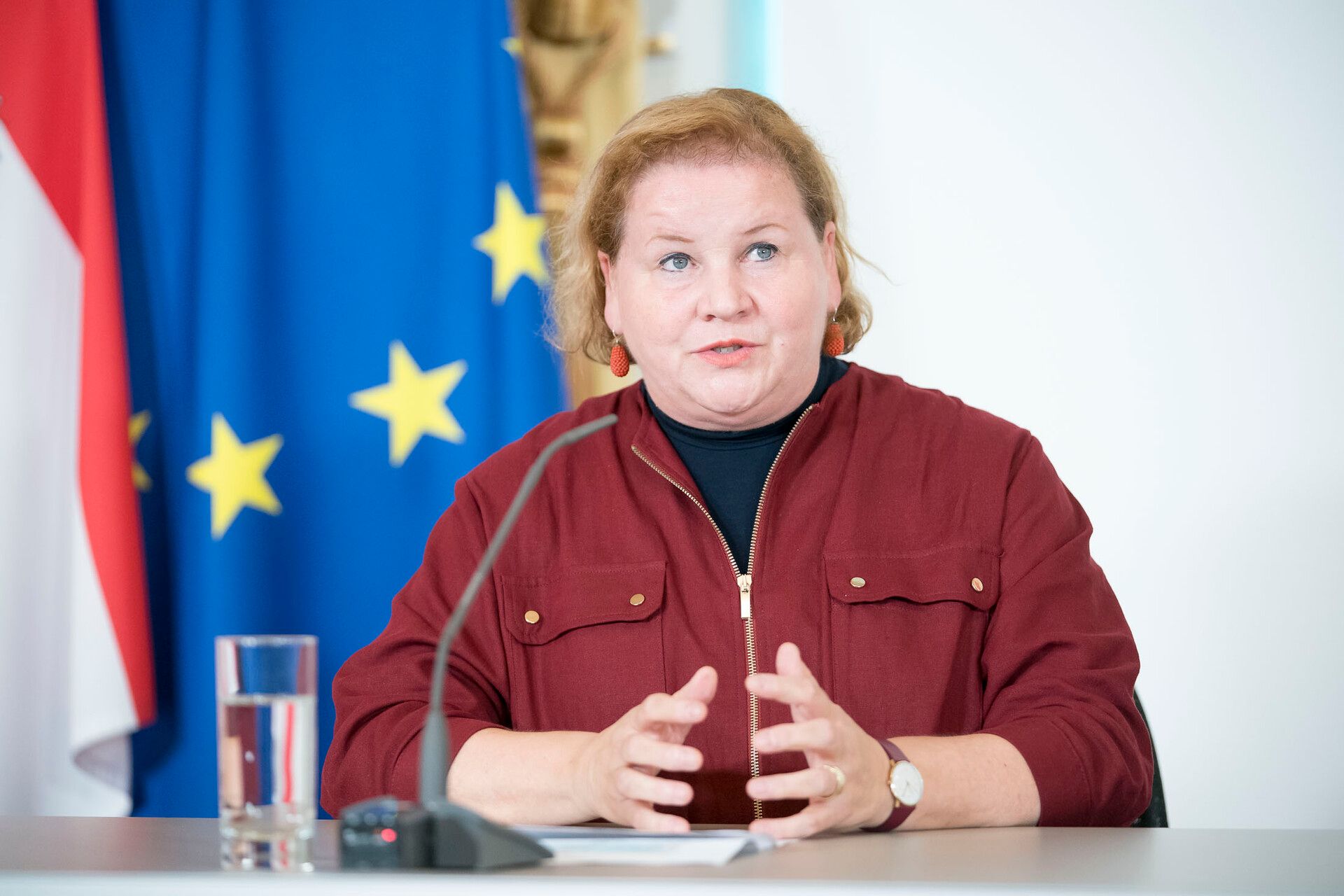 Gesundheitsministerin Korinna Schumann (SPÖ) lud zum Spitals-Gipfel nach Wien. 