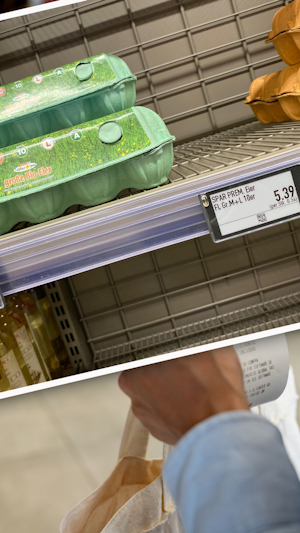 Bio-Eier Preiserhöhung: Wegen Knappheit steigen die Preise im Supermarkt um 8 Prozent. Händler und Kunden sind von der Teuerung betroffen.