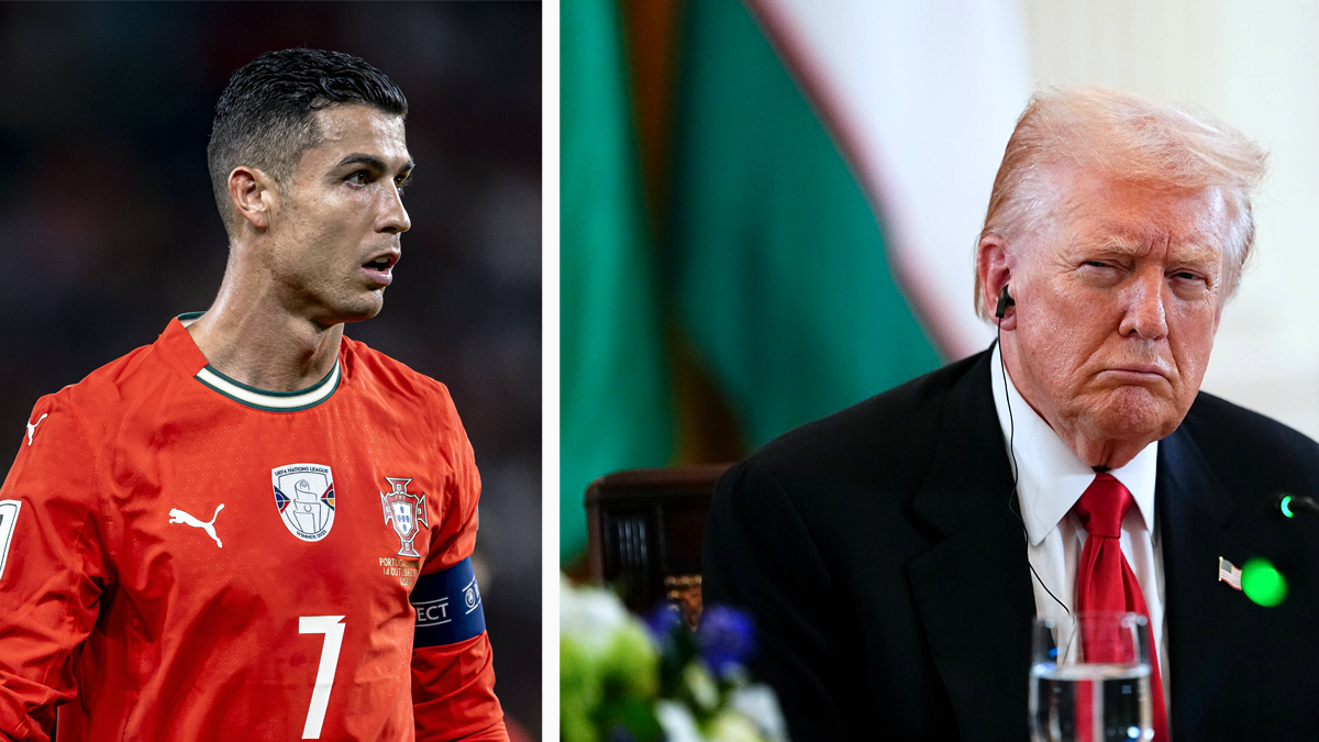 Cristiano Ronaldo und Donald Trump.