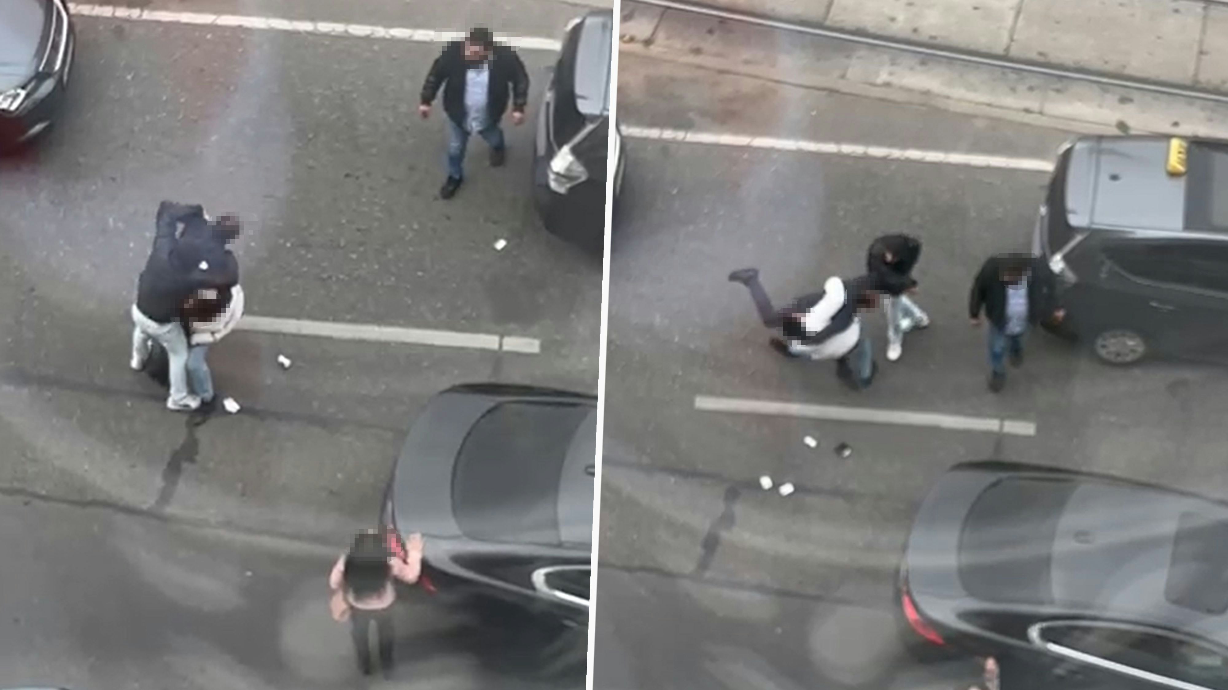 Heute.at - Video! Männer prügeln sich in Wien auf offener Straße