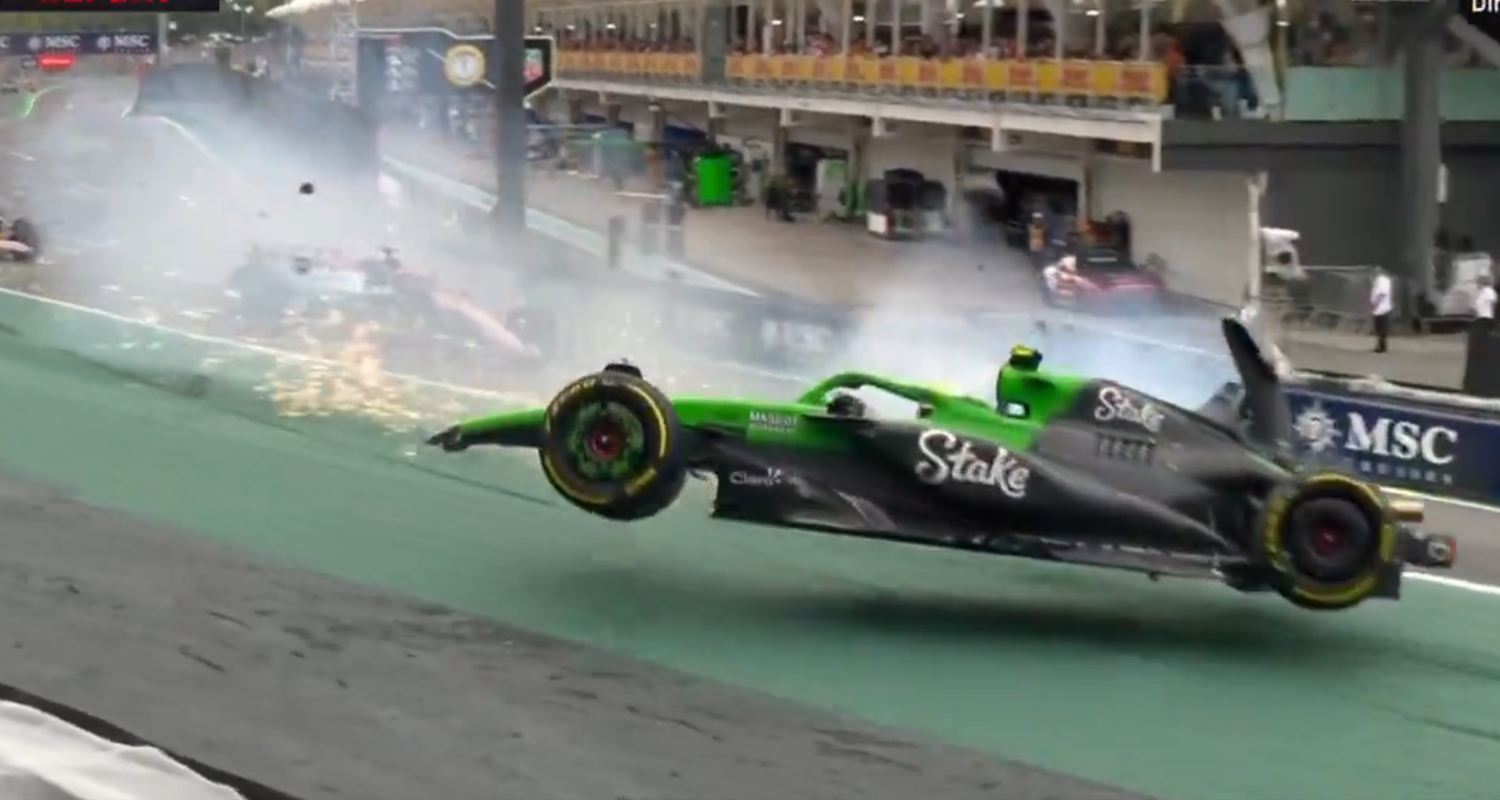 Gabriel Bortoleto schlug heftig ein.