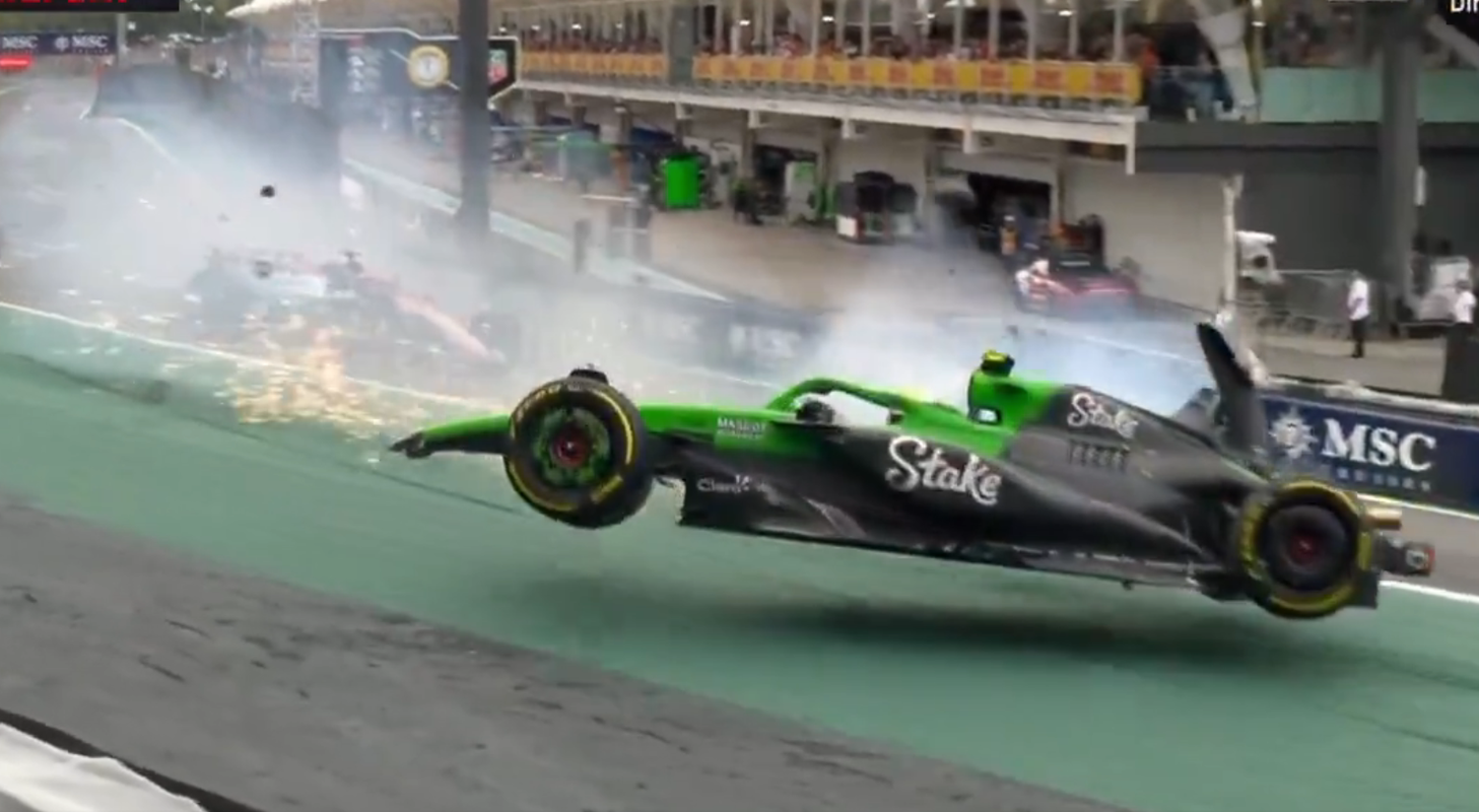 Heute.at - Heftiger Crash! Lokalmatador sorgt für Schrecksekunde