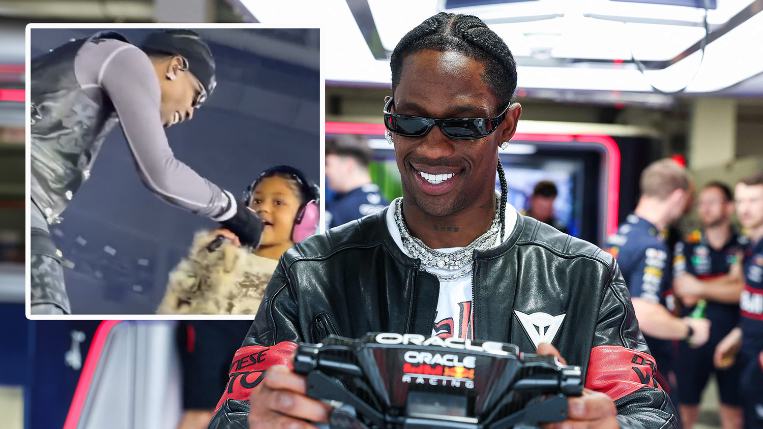 Heute.at - Zuckersüß! Travis Scott singt mit Tochter Stormi (7)