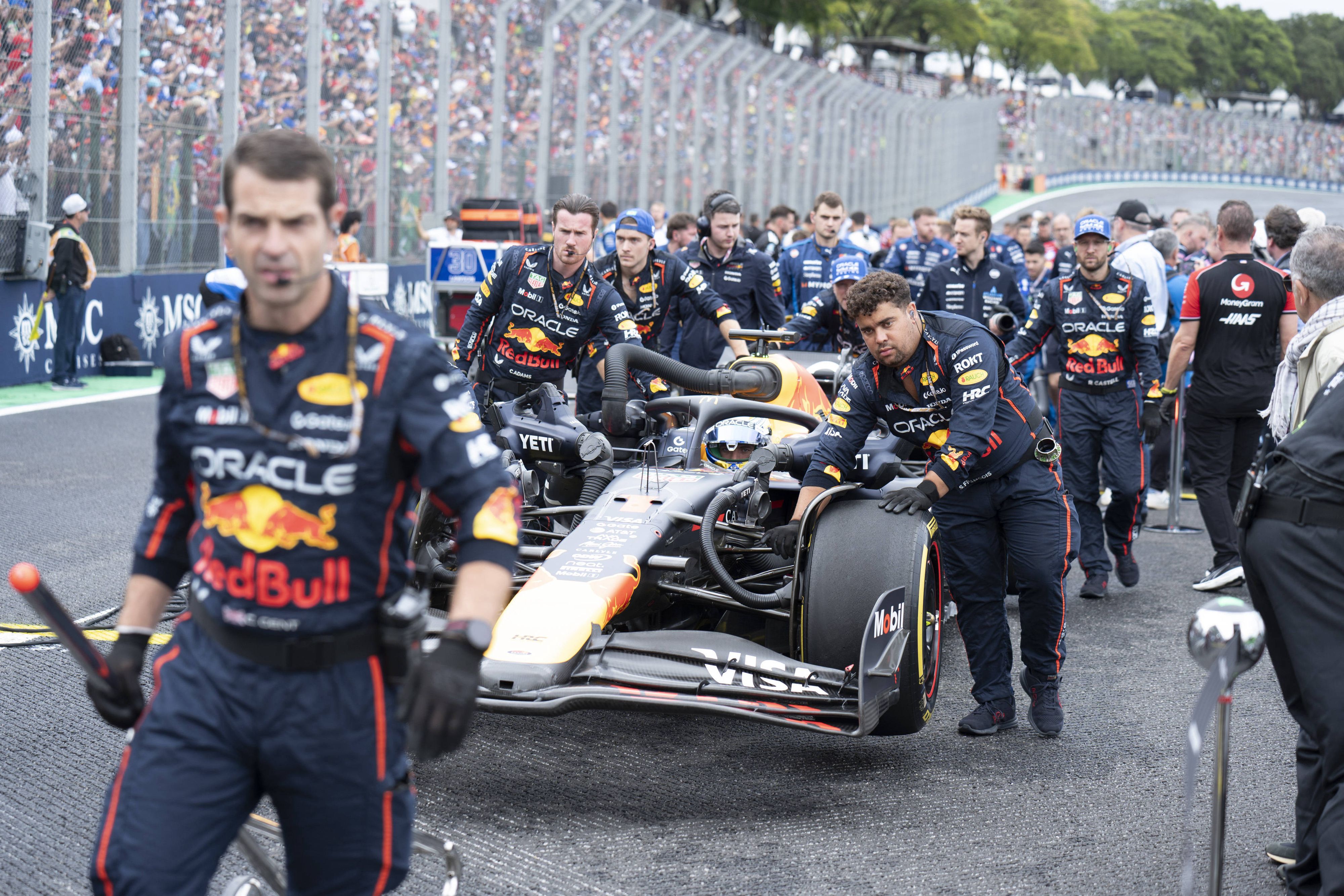 Max Verstappen auf einem ungewohnten Startplatz 