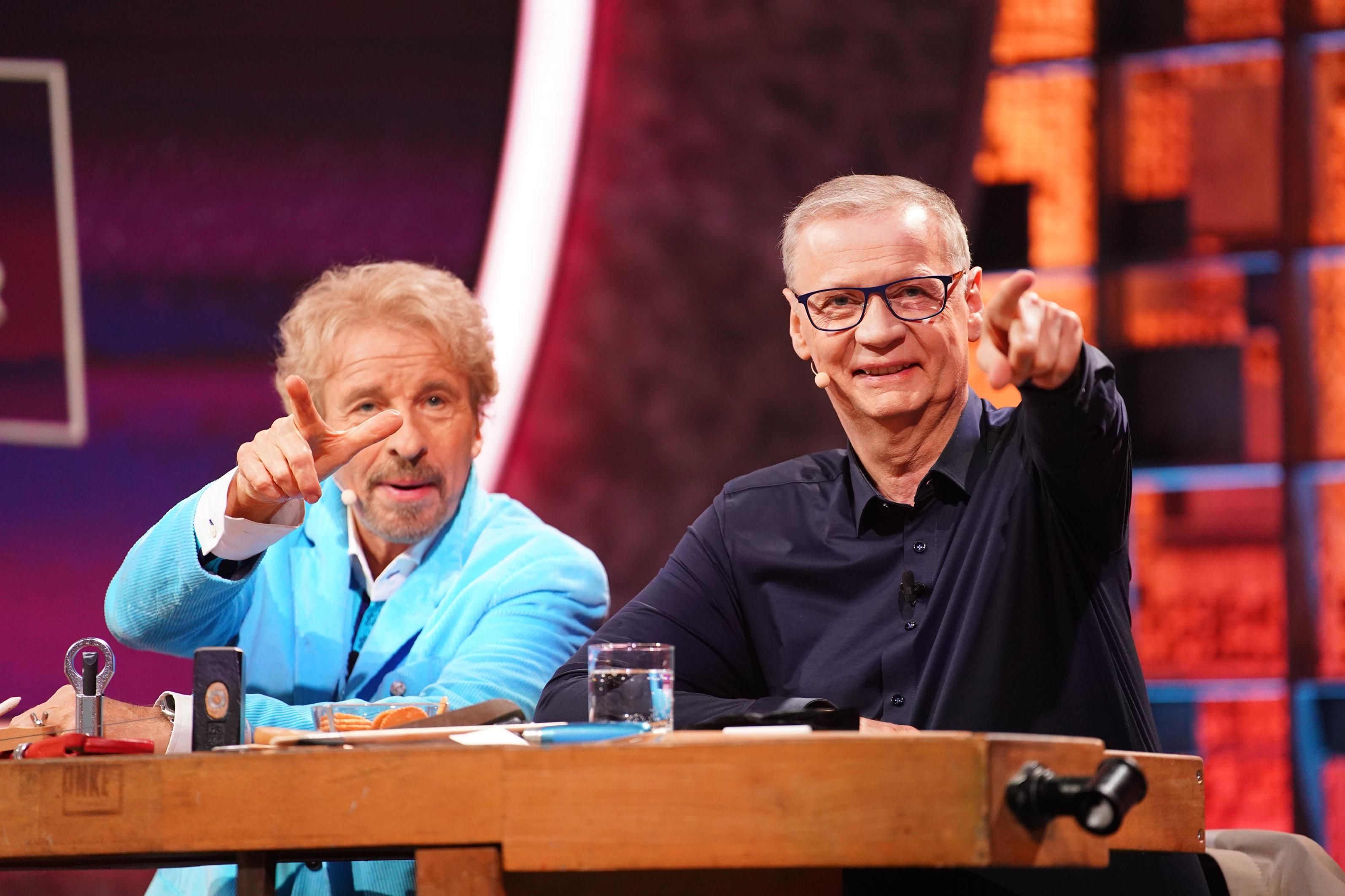 Thomas Gottschalk und Günther Jauch  in der letzten Folge von&nbsp; 