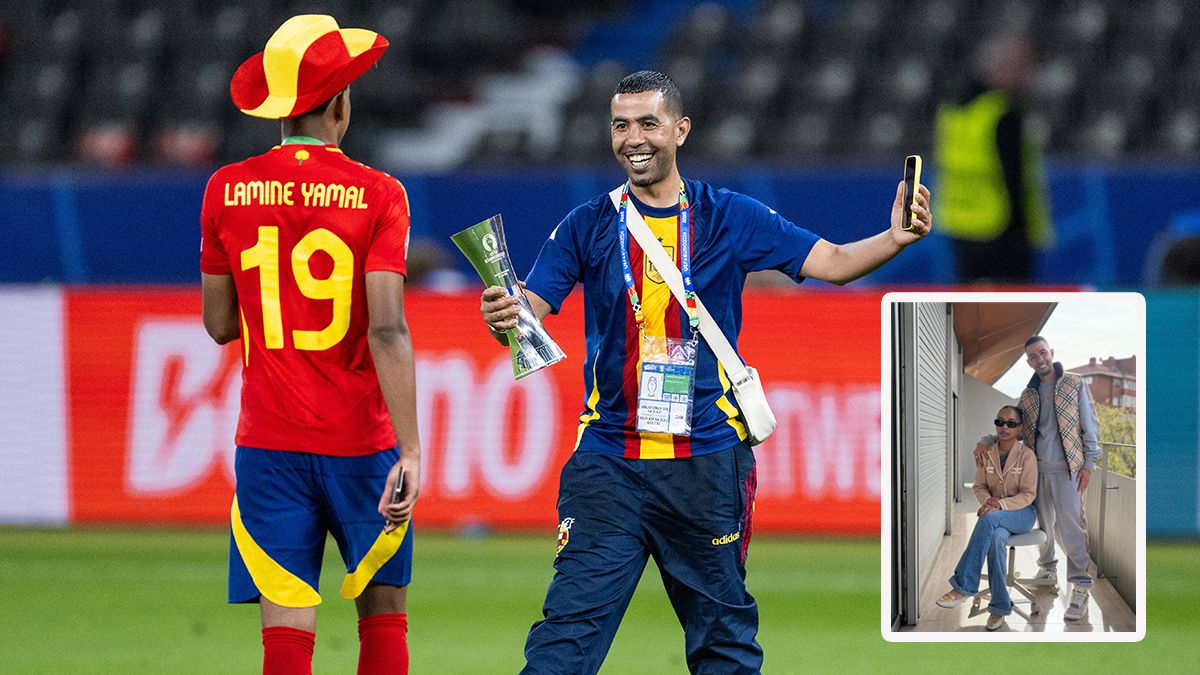 Lamine Yamal und Papa Mounir Nasraoui.