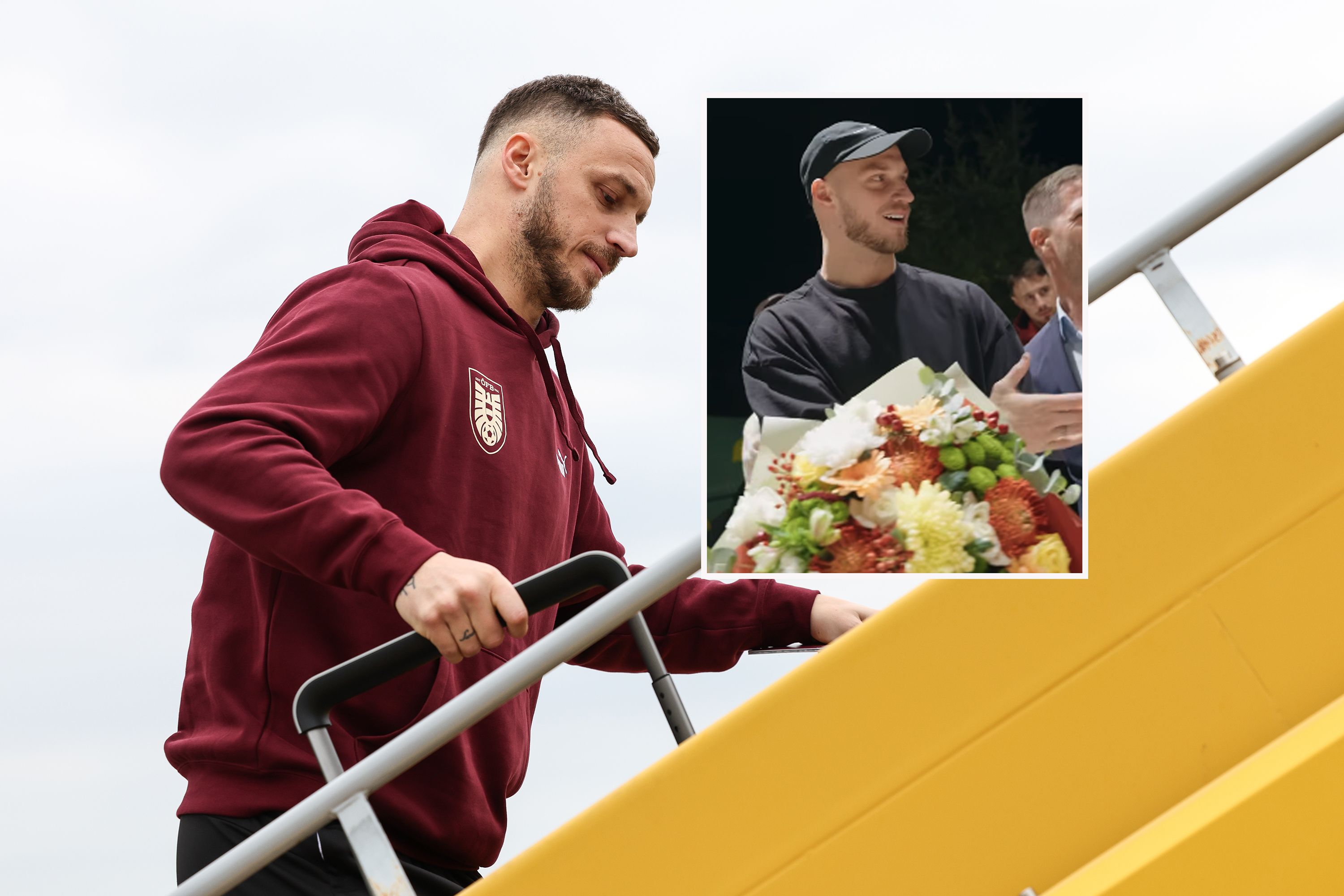 Ein bunter Blumenstrauß für Österreichs Rekordtorschützen.