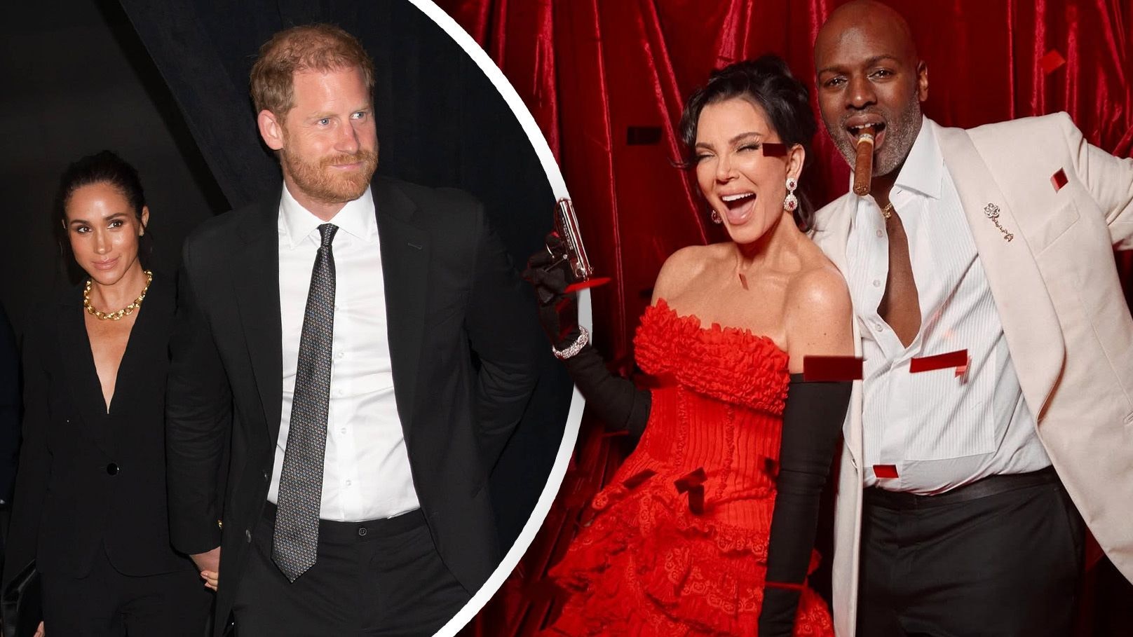 Heute.at - Kris Jenner feiert mit Harry & Meghan bis Polizei kommt