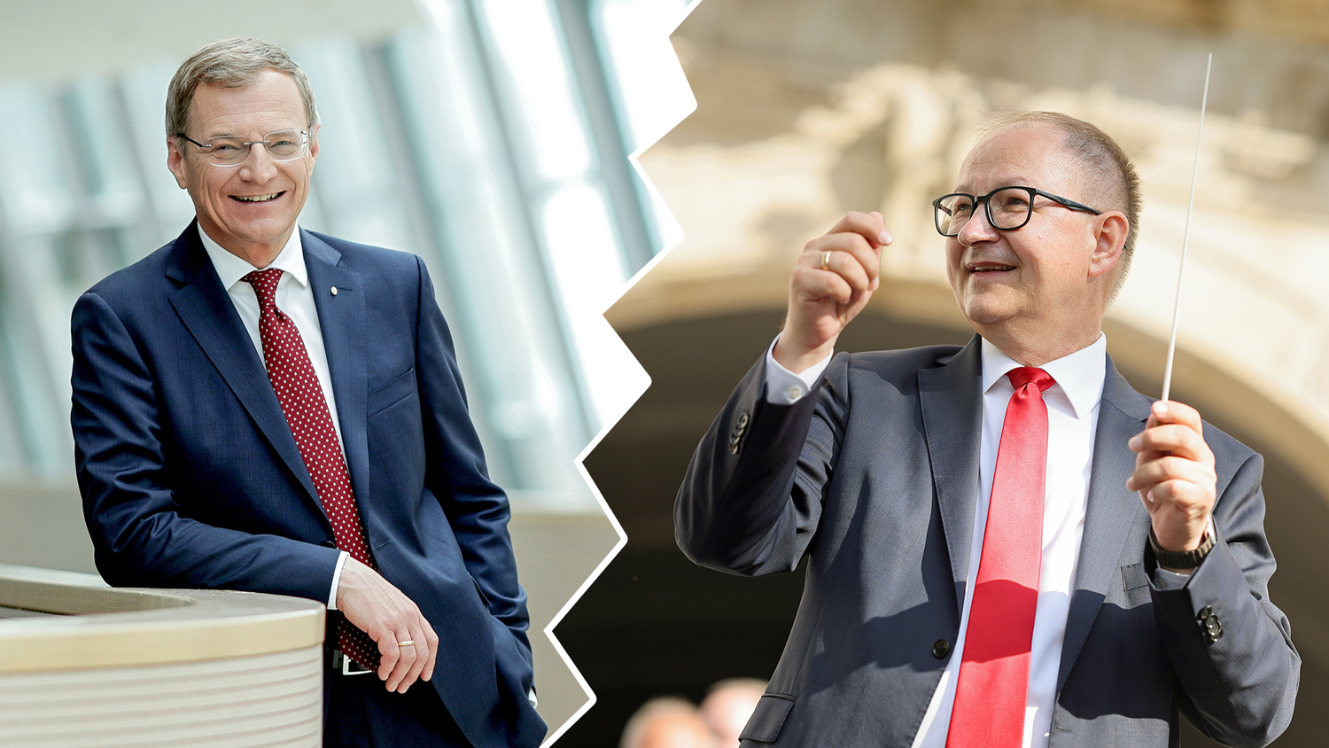 Ist OÖ-Landeshauptmann: Thomas Stelzer von der ÖVP. Möchte gerne den Takt angeben: SP-Chef Martin Winkler.