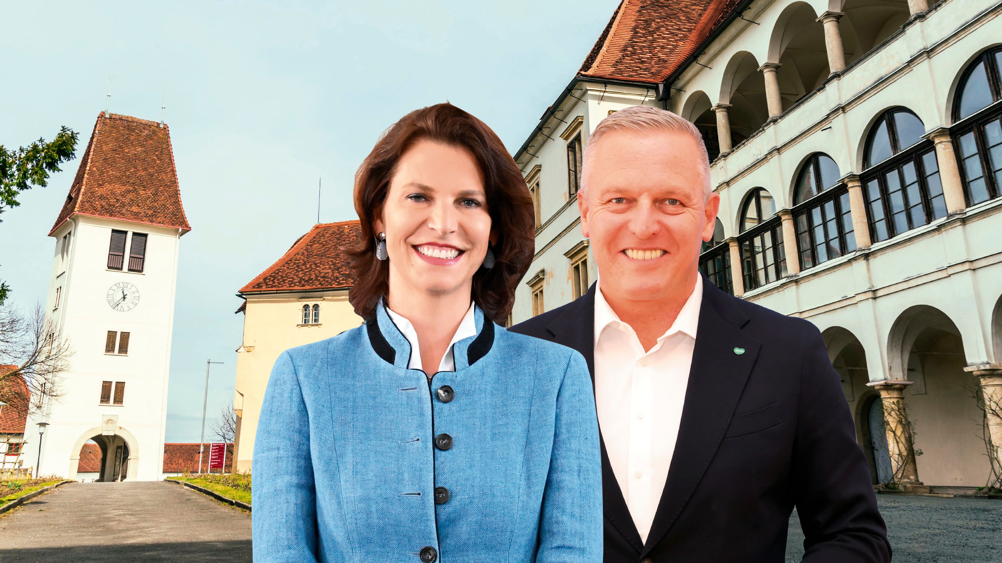 Landeshauptleutekonferenz im steirischen Schloss Seggau unter Vorsitz von Mario Kunasek. Neu in der Runde: Salzburg-Chefin Karoline Edtstadler.