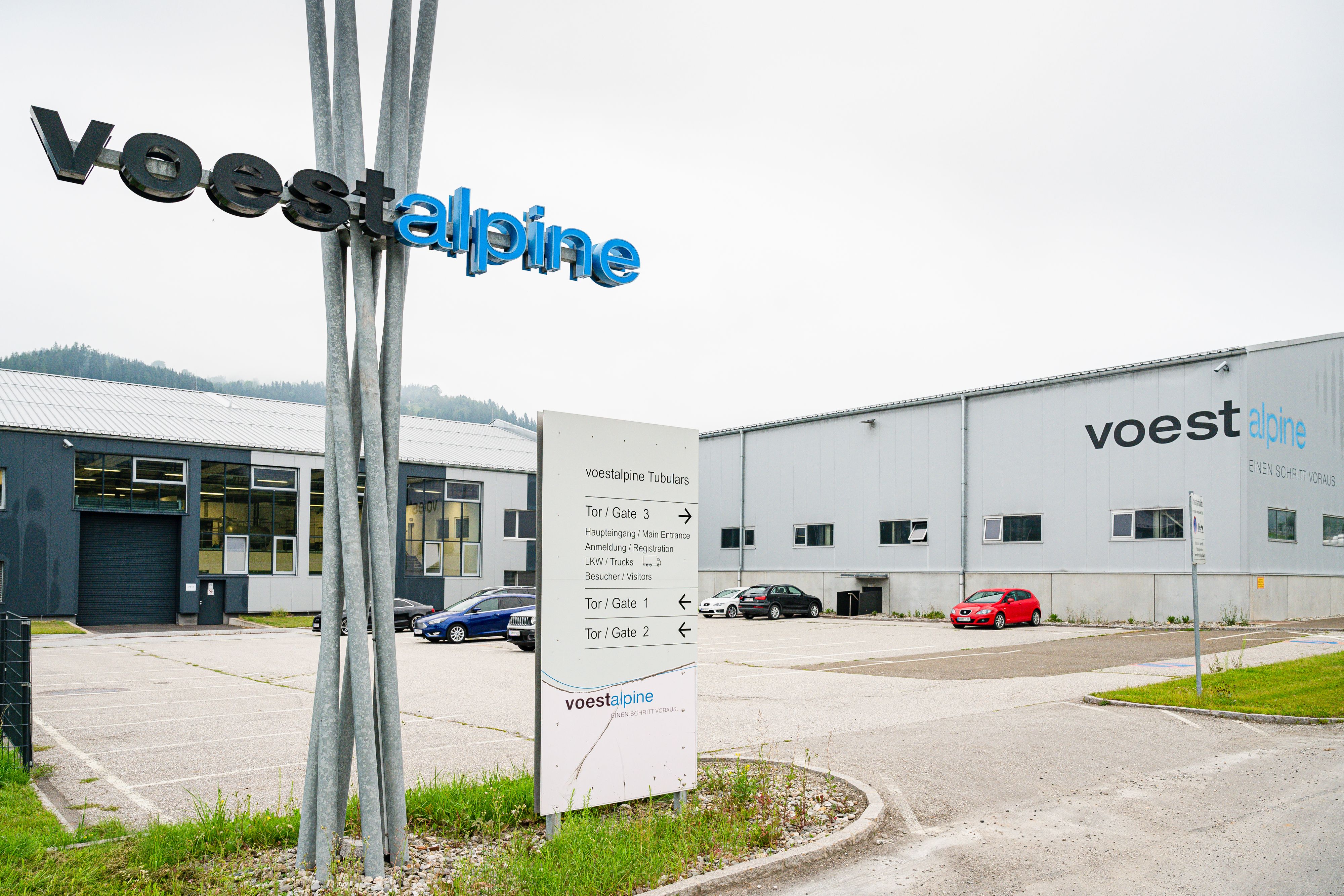 Das Werksgelände der voestalpine Tubulars in Kindsberg. Der Schock unter den Mitarbeitern sitzt tief.