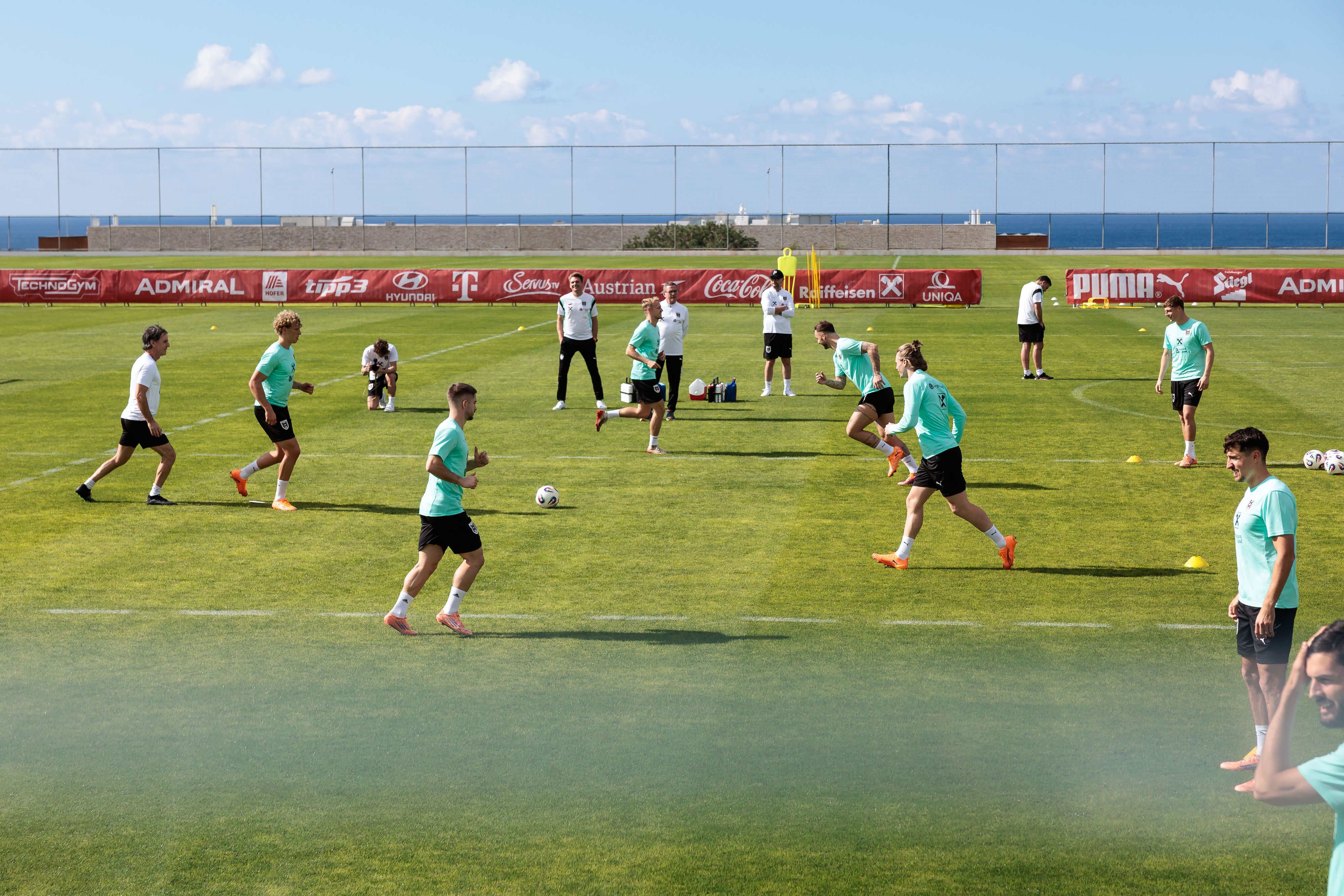Das ÖFB-Team trainiert aktuell auf Zypern.