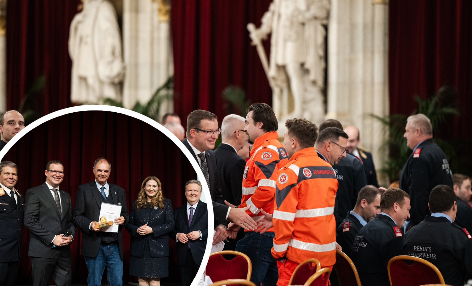 Heute.at - Fest der Helfer – Bürgermeister ehrt Wiens Helden