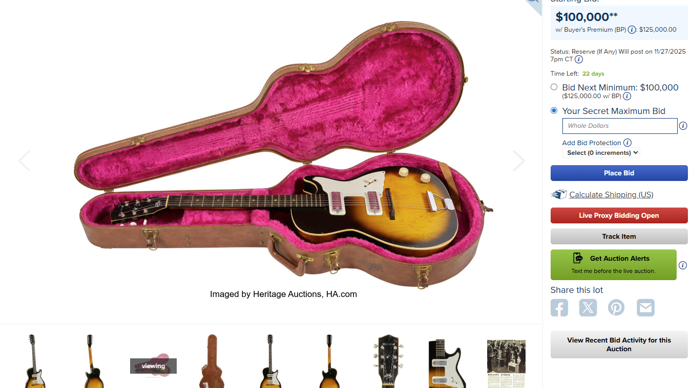 Gitarre von Brian Jones.