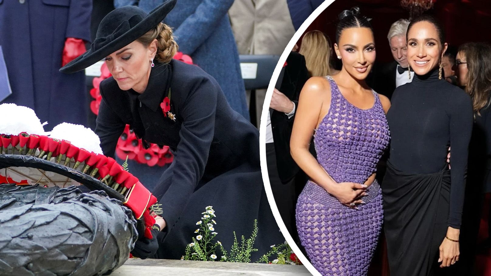 Heute.at - Ganz unterschiedlich: Kate am Boden, Meghan geht feiern