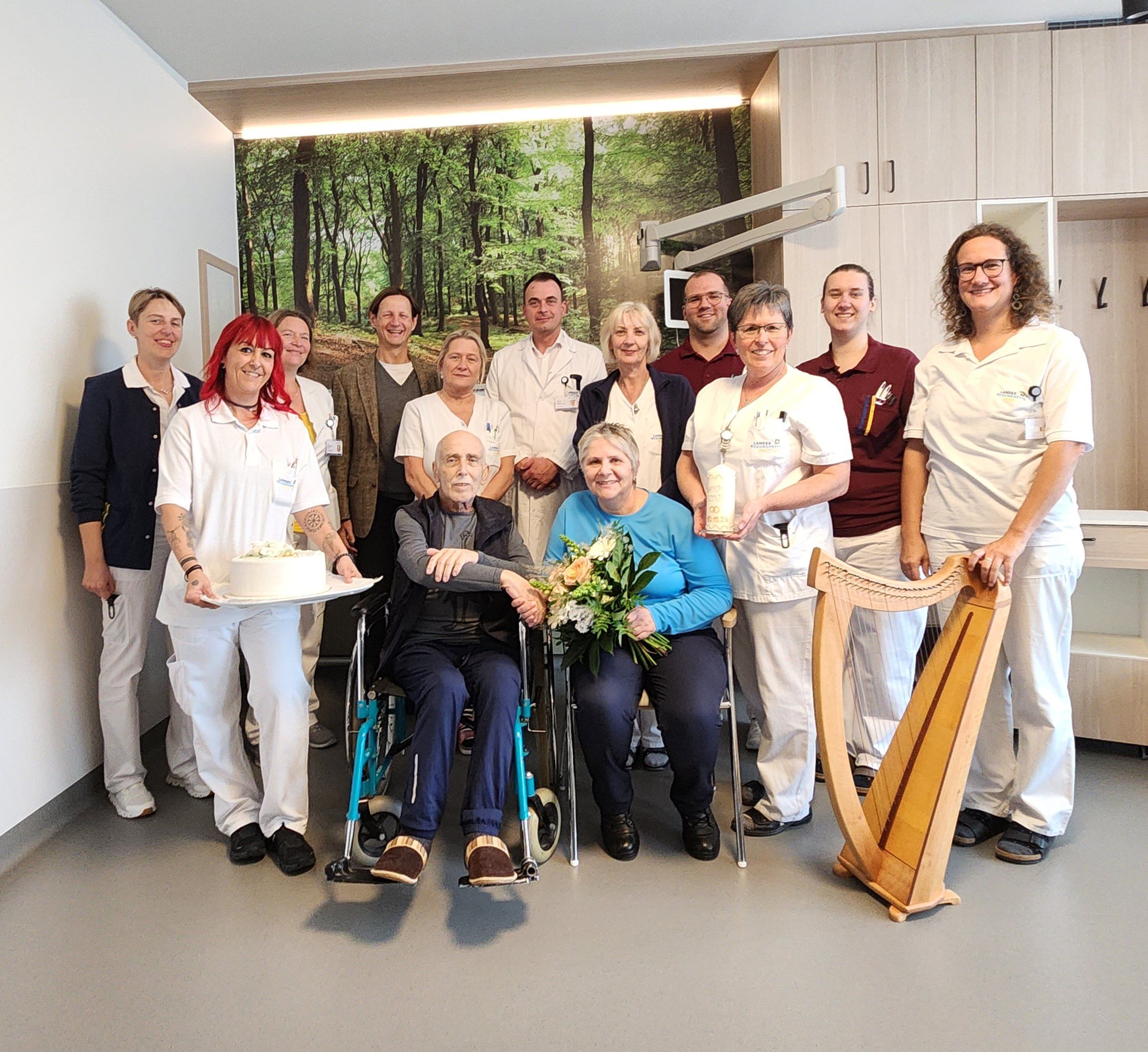 Das glückliche Hochzeitspaar