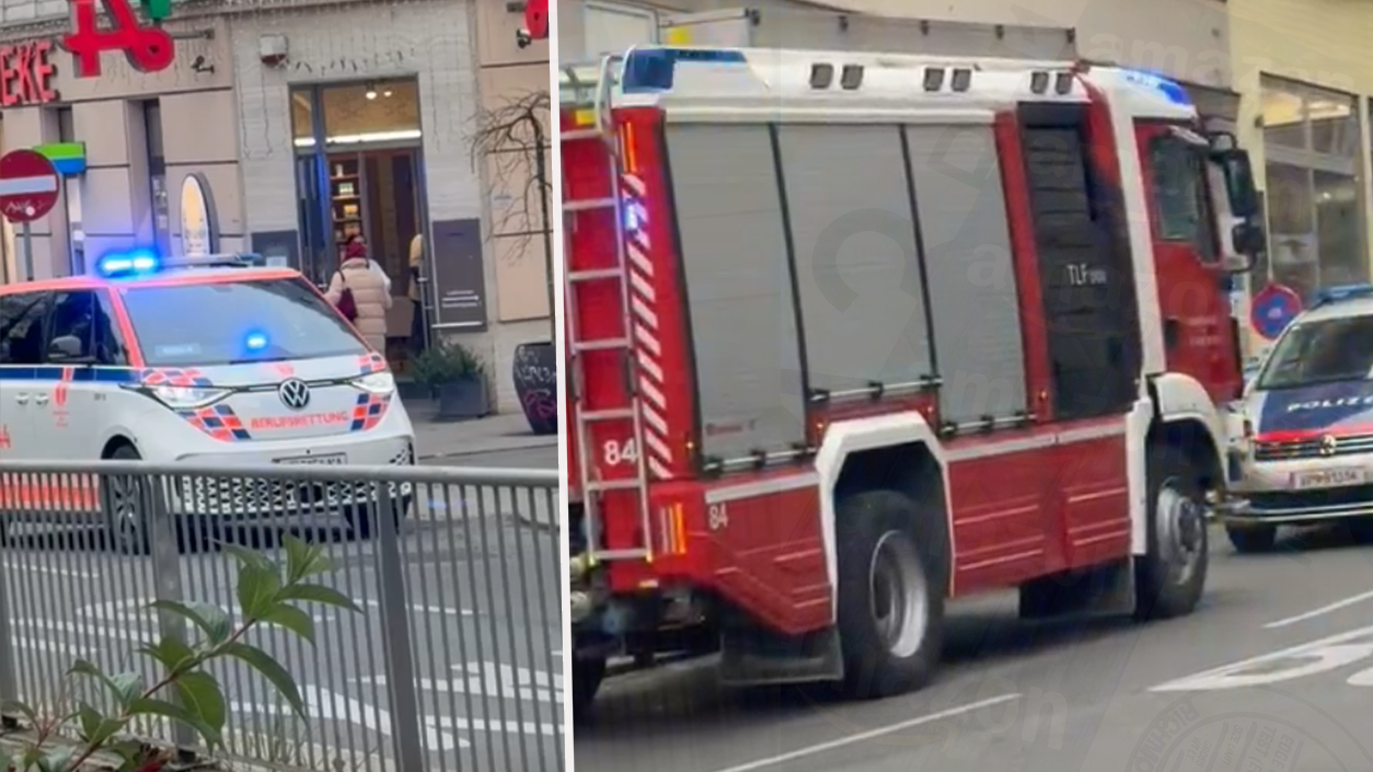 Mann stürzte am Donnerstag in Wien von Gerüst, verletzte sich schwer.