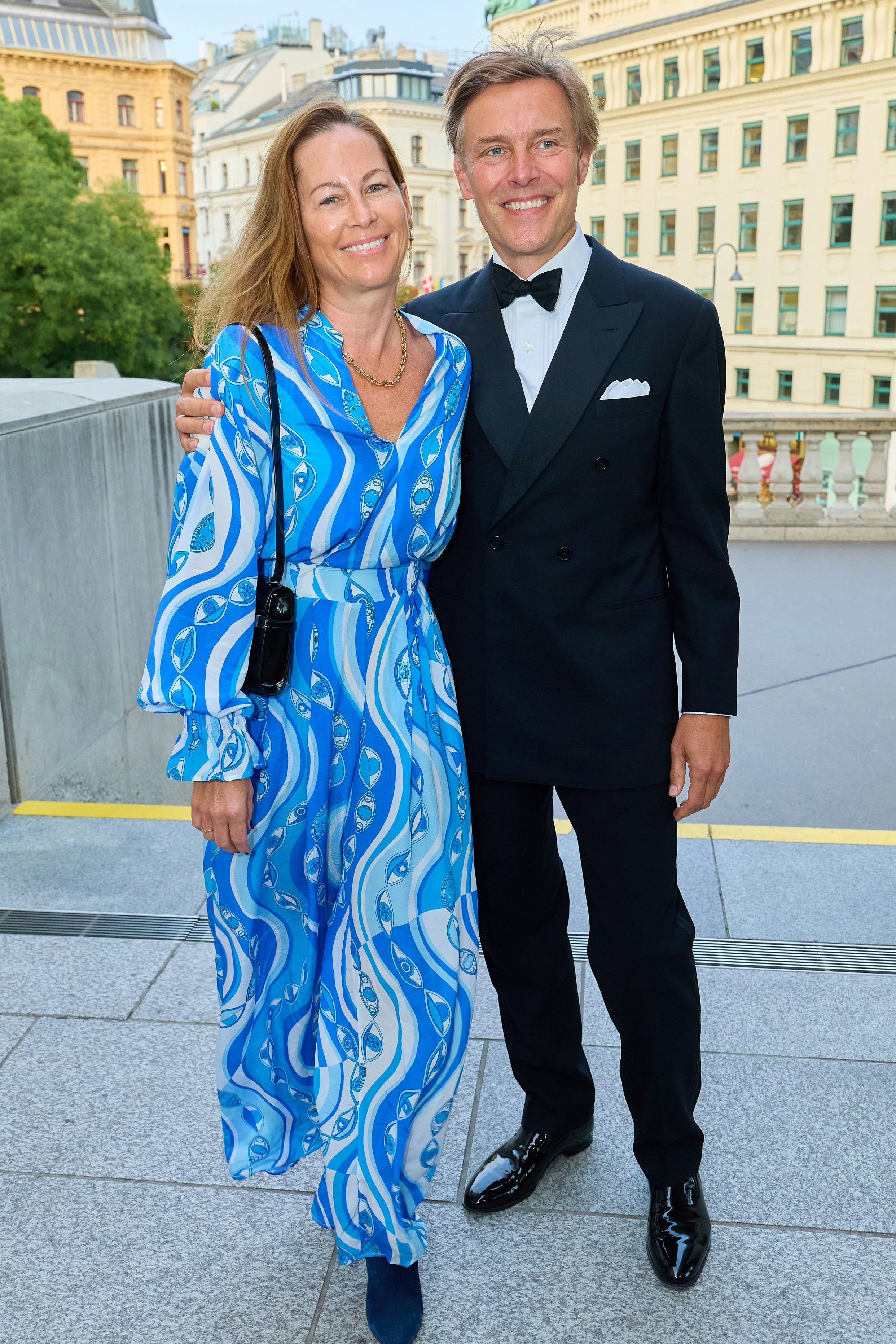 Birgit Lauda und ihr zweiter Ehemann Markus Sieberer im September 2025 in Wien