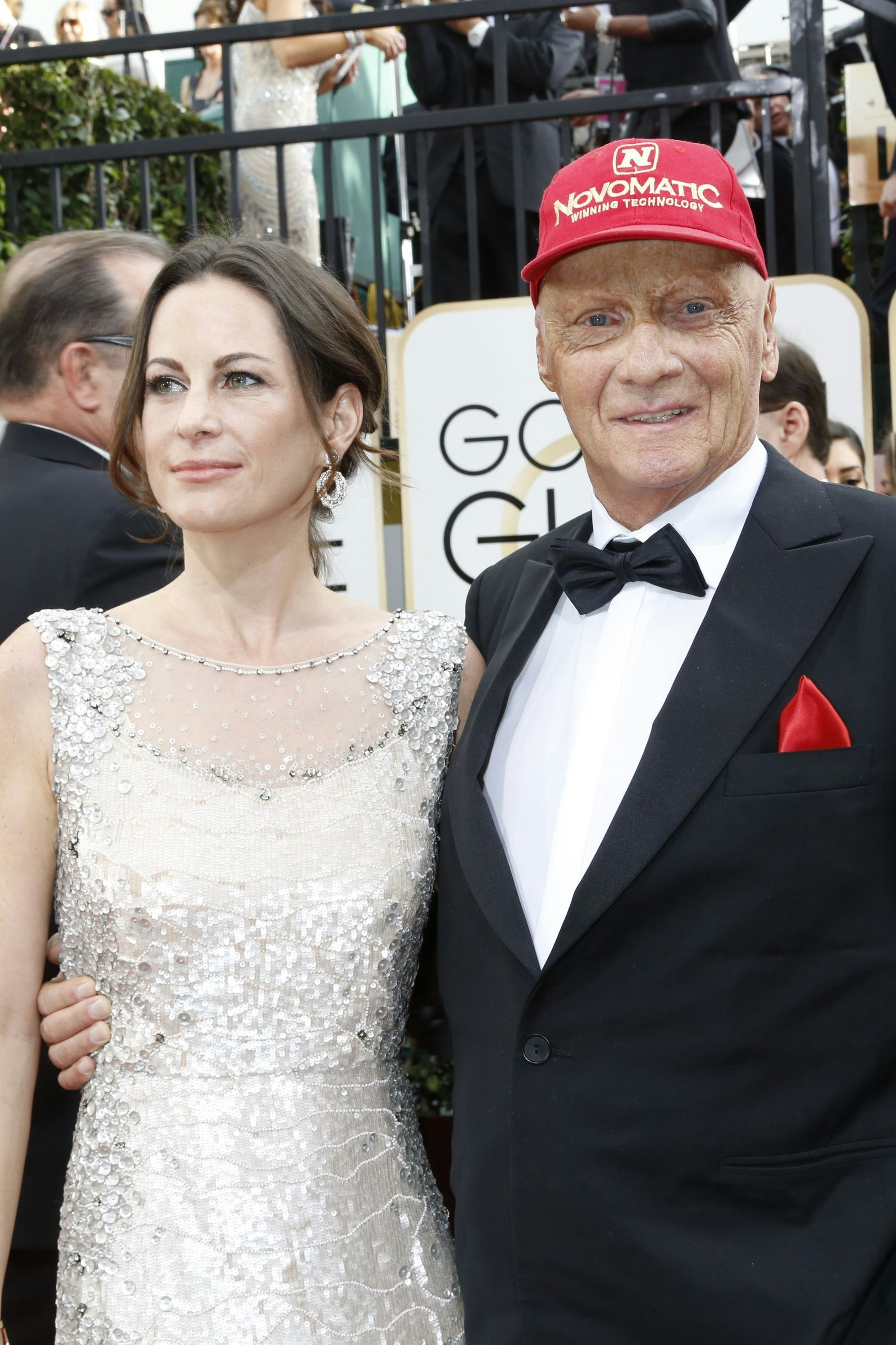Birgit und Niki Lauda bei den Golden Globes 2014: Seit über fünf Jahren prozessiert die Witwe des dreifachen Formel-1-Weltmeisters jetzt bereits um ihr Pflicht-Erbteil