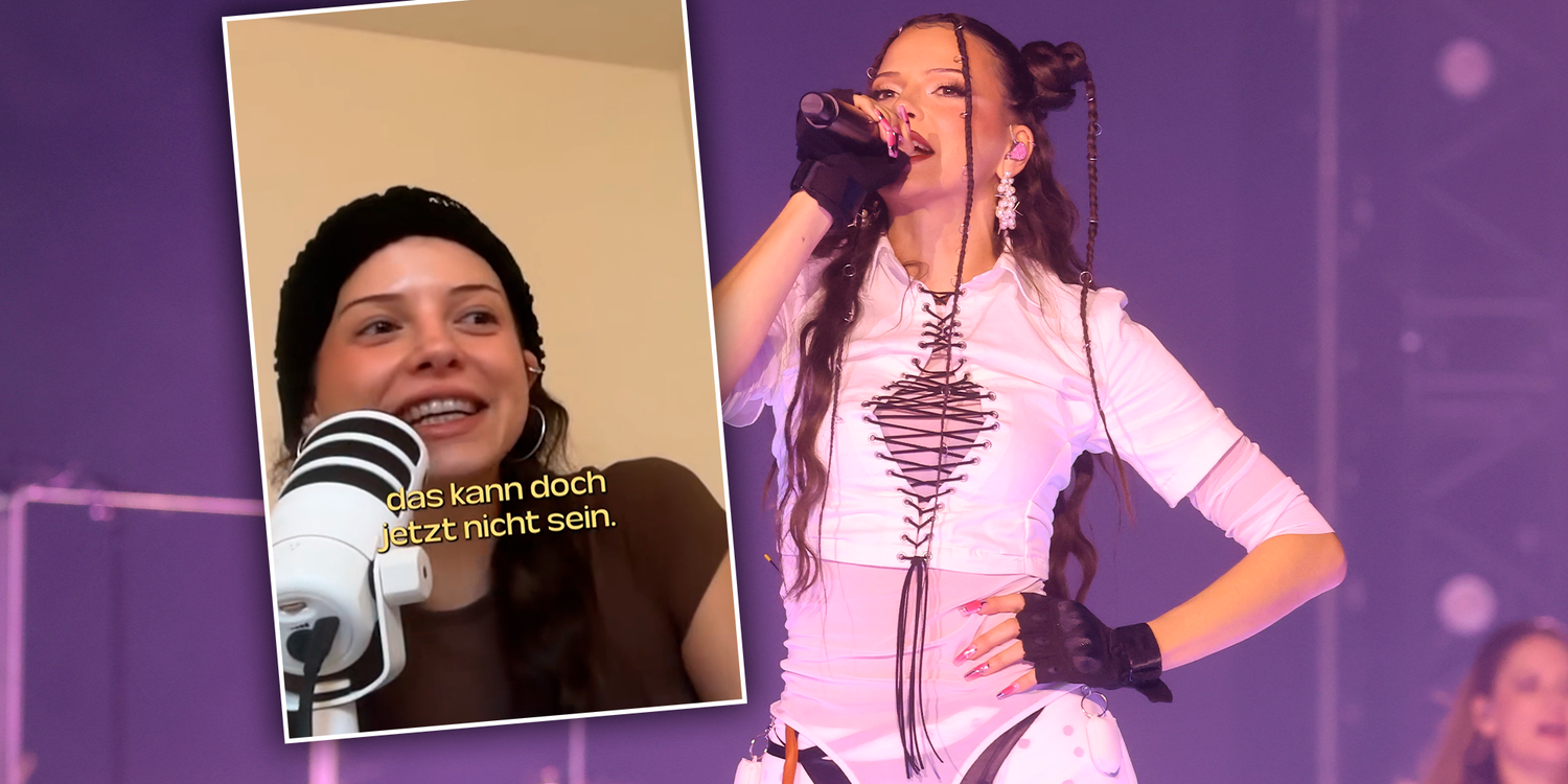 Nina Chuba passierte ein Missgeschick.