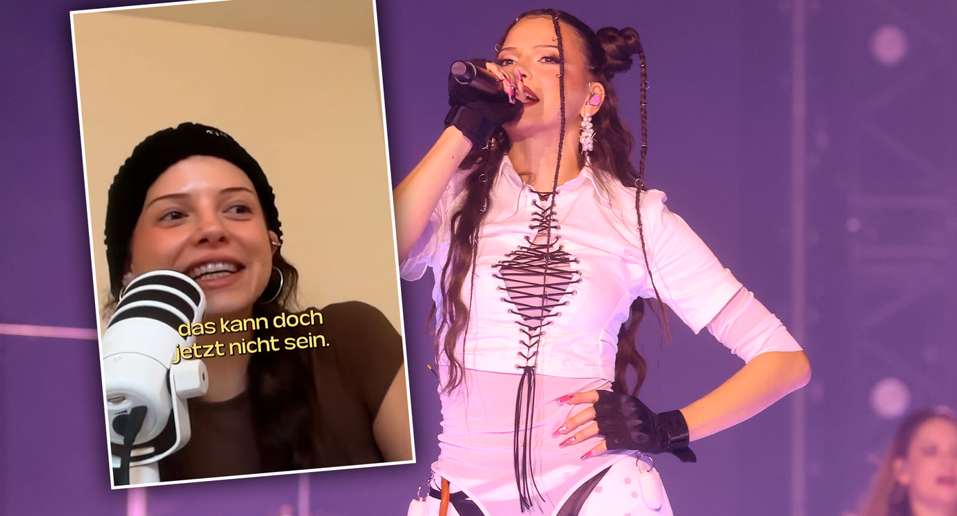 Heute.at - Eingepisst – Nina Chuba gesteht Panne auf der Bühne