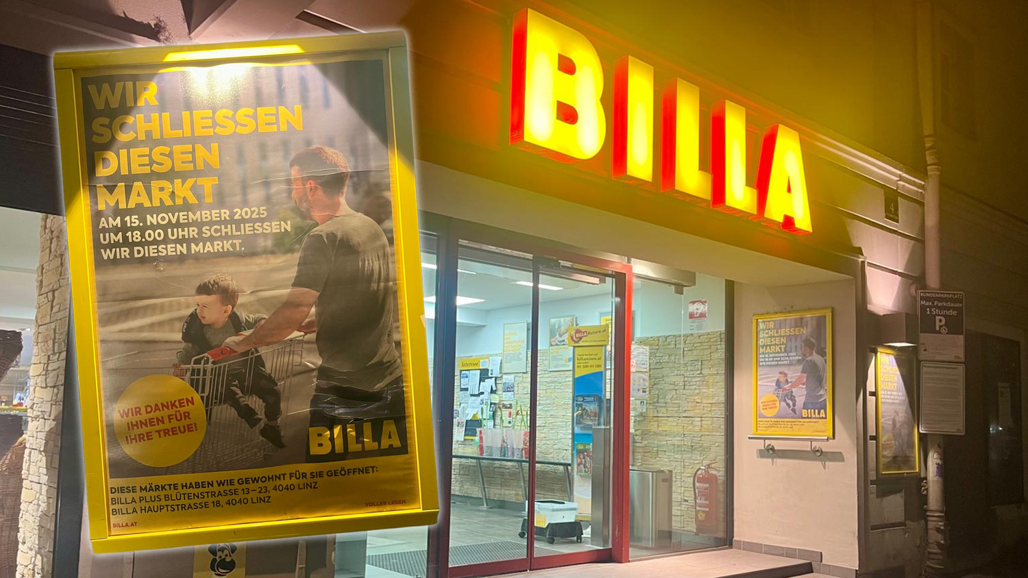 Ist bald Geschichte: der Billa in der Freistädter Straße.